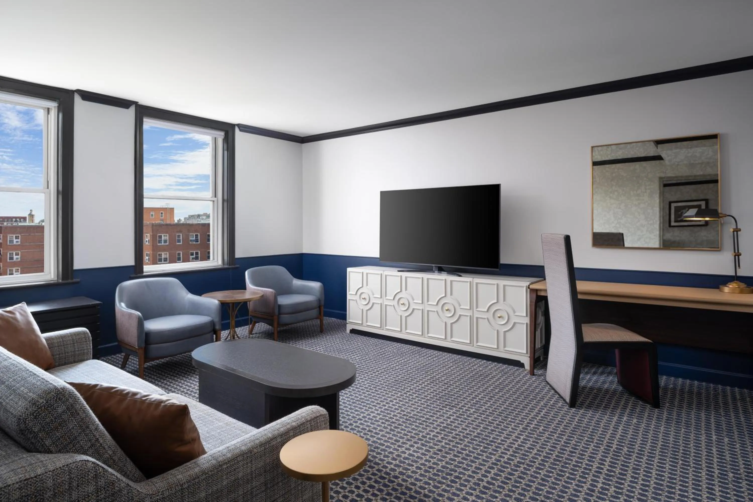 Living room in Hilton Orrington/Evanston