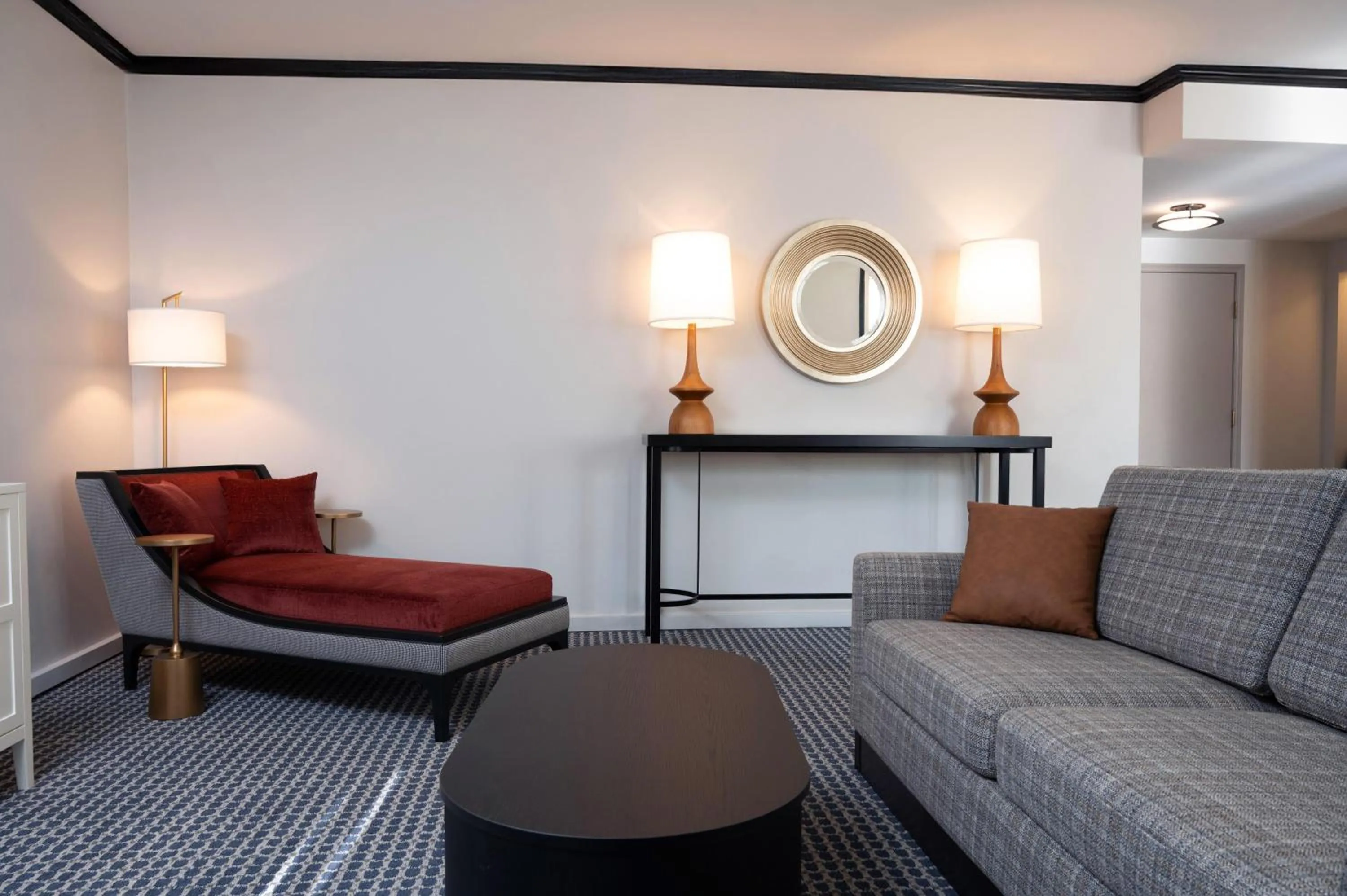 Living room in Hilton Orrington/Evanston
