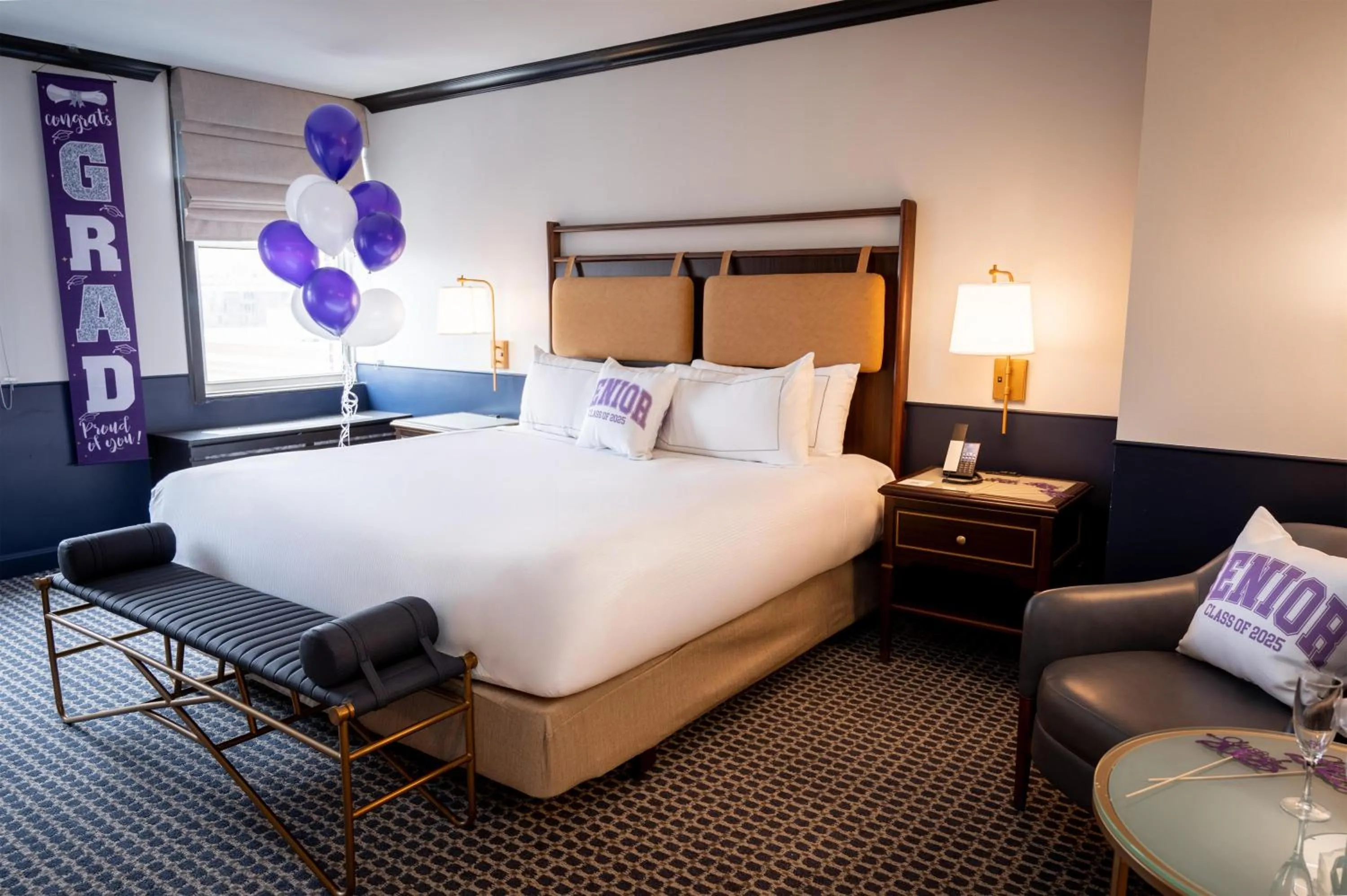 Bed in Hilton Orrington/Evanston