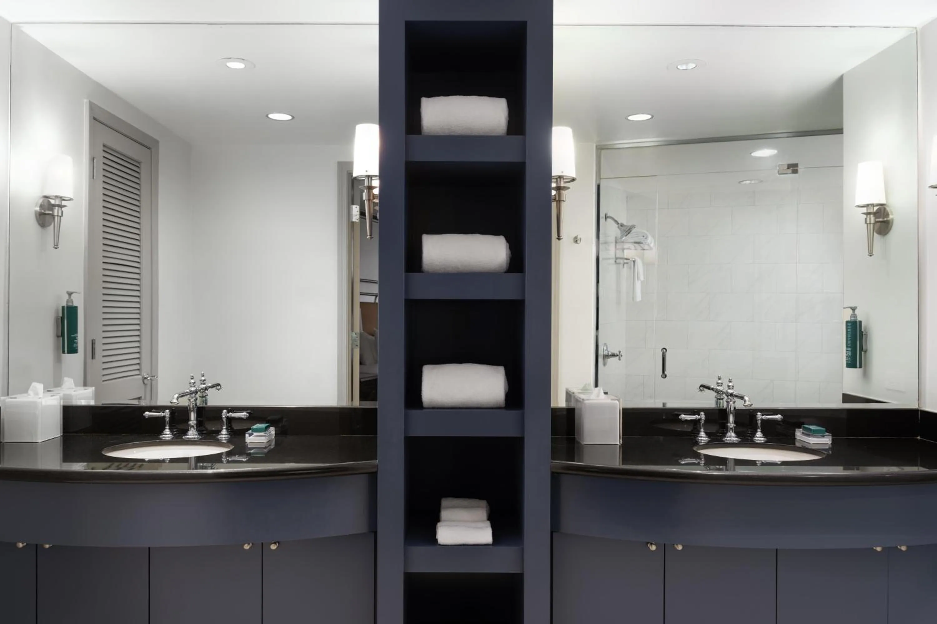 Bathroom in Hilton Orrington/Evanston