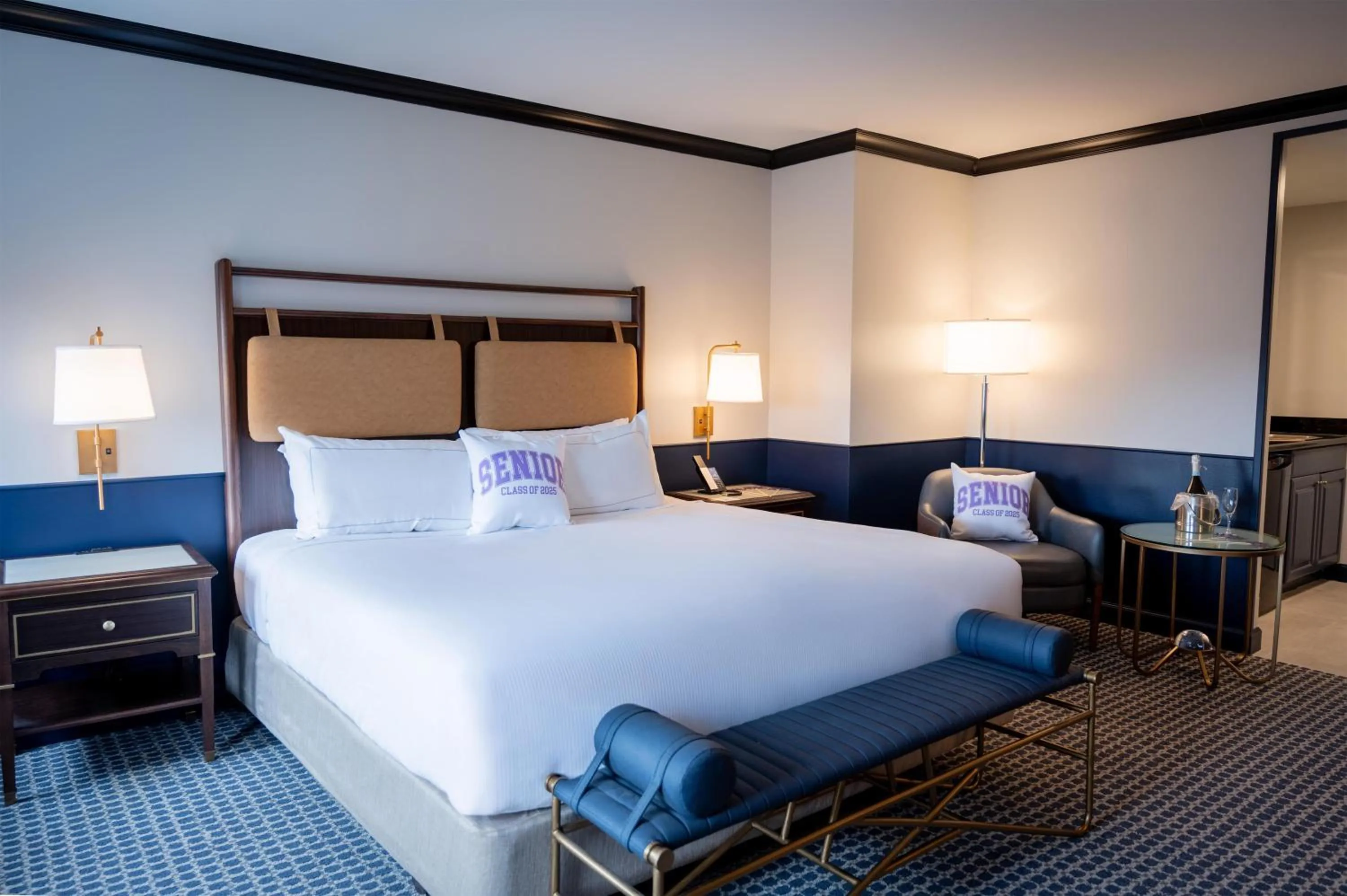 Bed in Hilton Orrington/Evanston