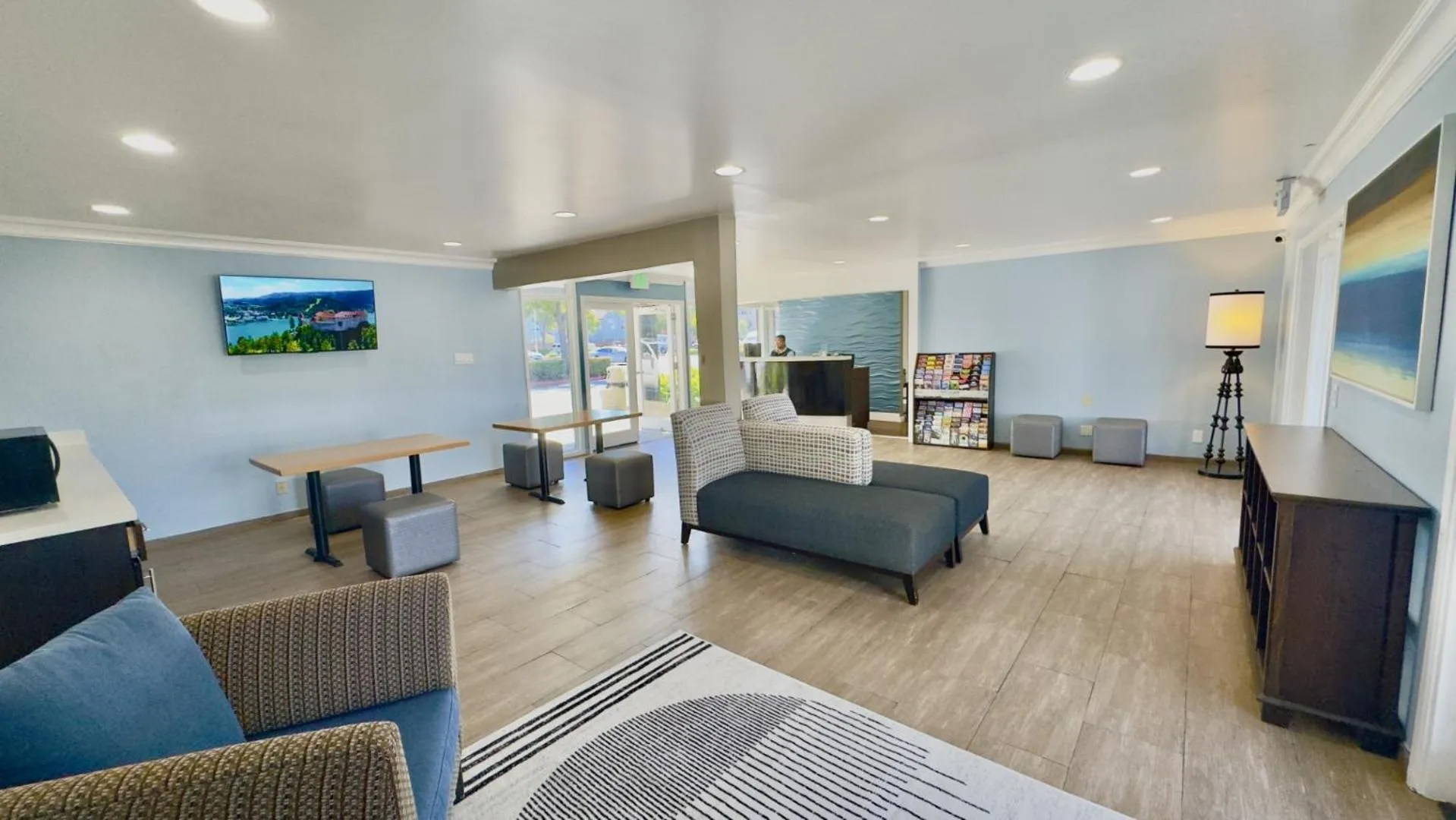 Lobby or reception in Marina Village Inn