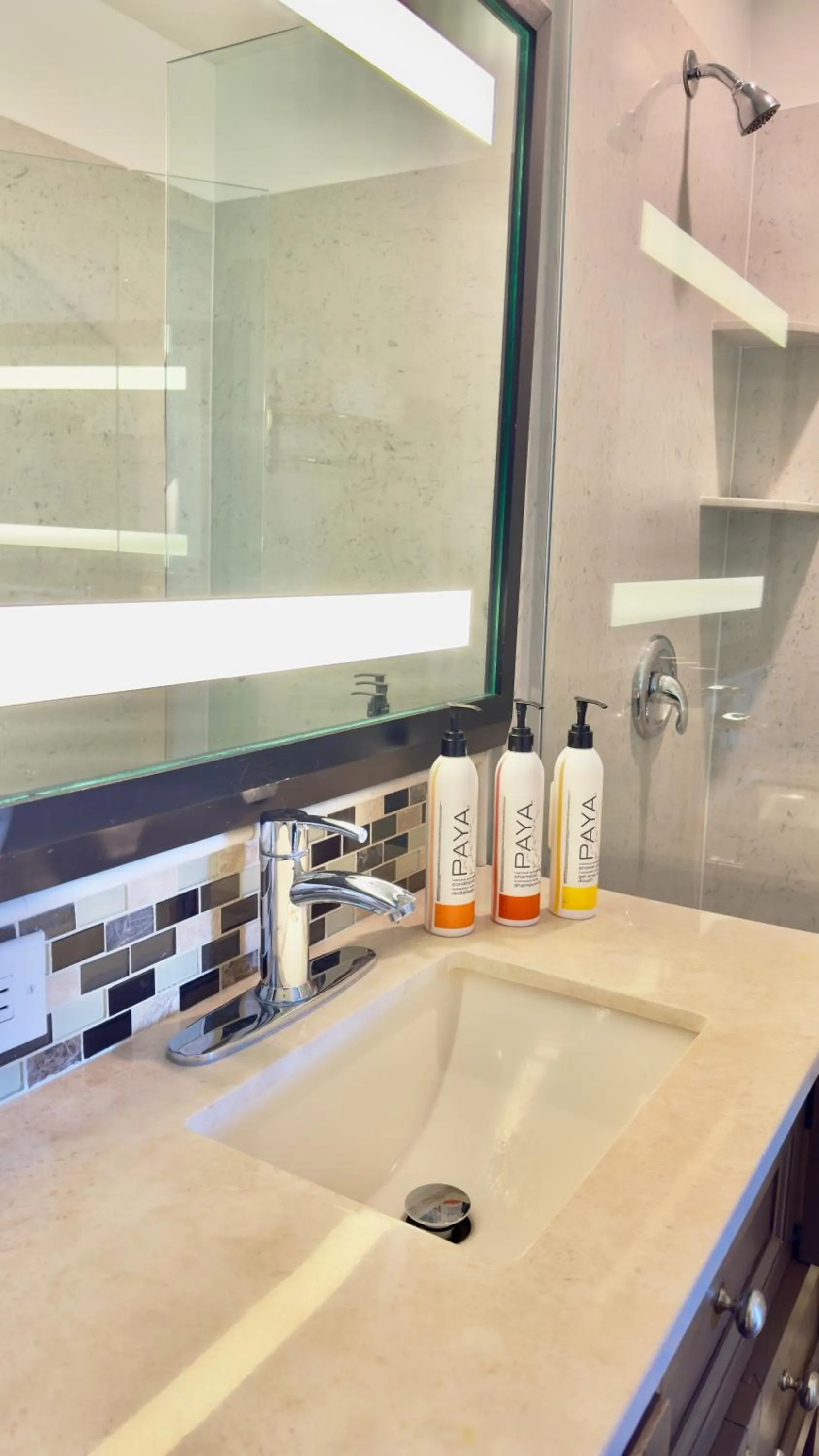 Bathroom in Marina Village Inn