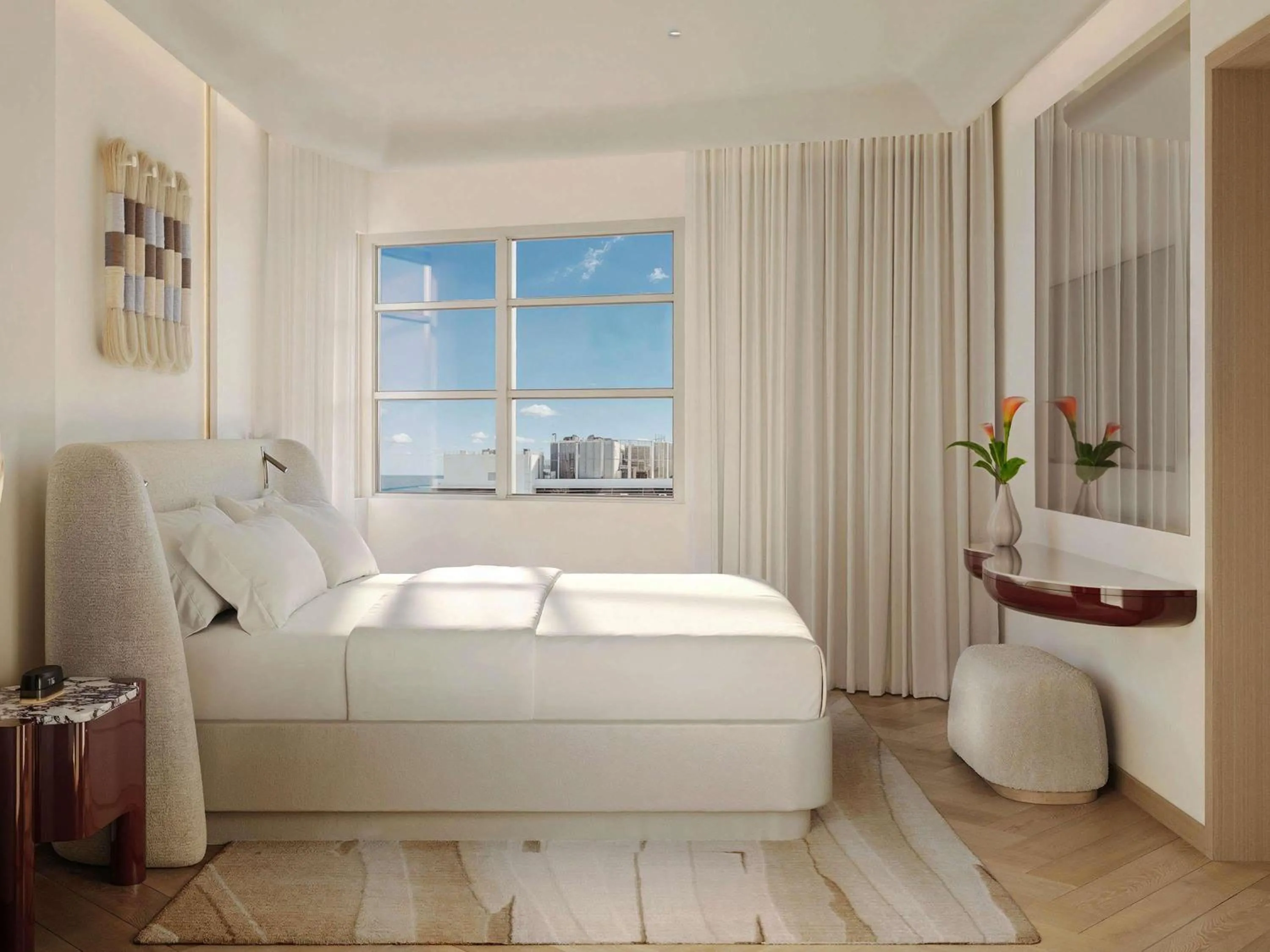 Bedroom, Bed in Delano Miami Beach