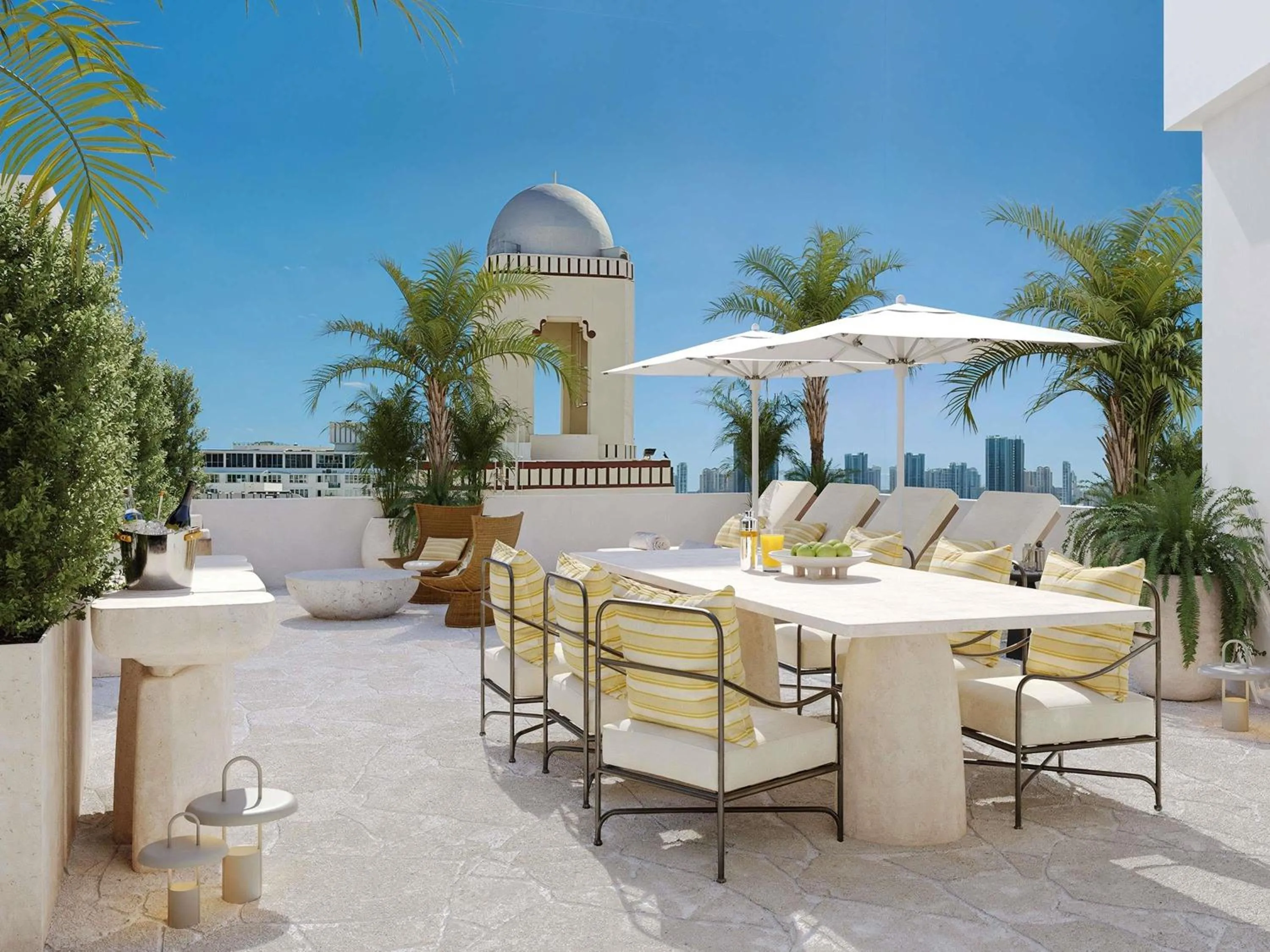 Bedroom in Delano Miami Beach