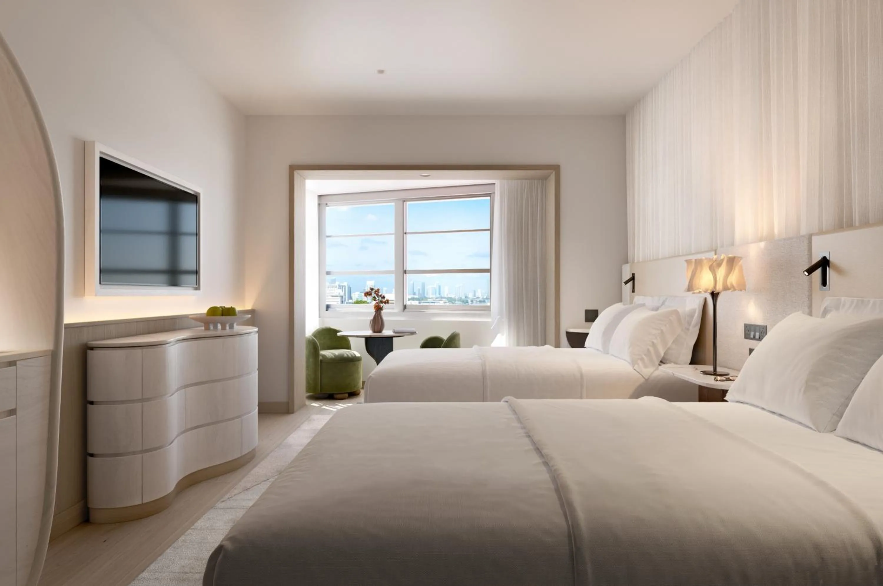 Bed in Delano Miami Beach