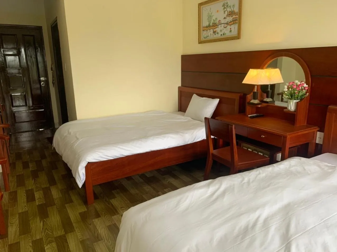 Bed in AD 41 Hotel Huế CS2