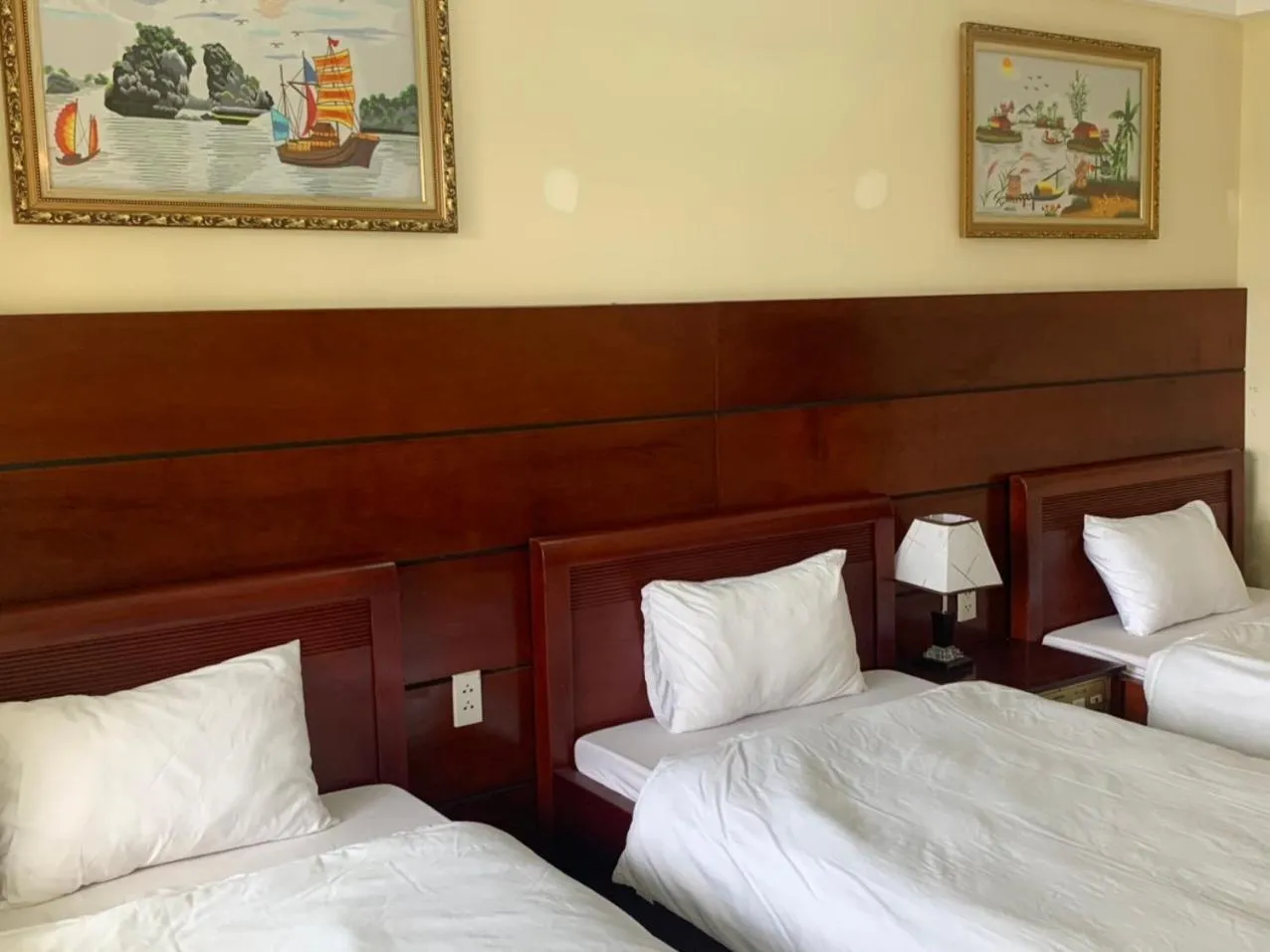 Bed in AD 41 Hotel Huế CS2