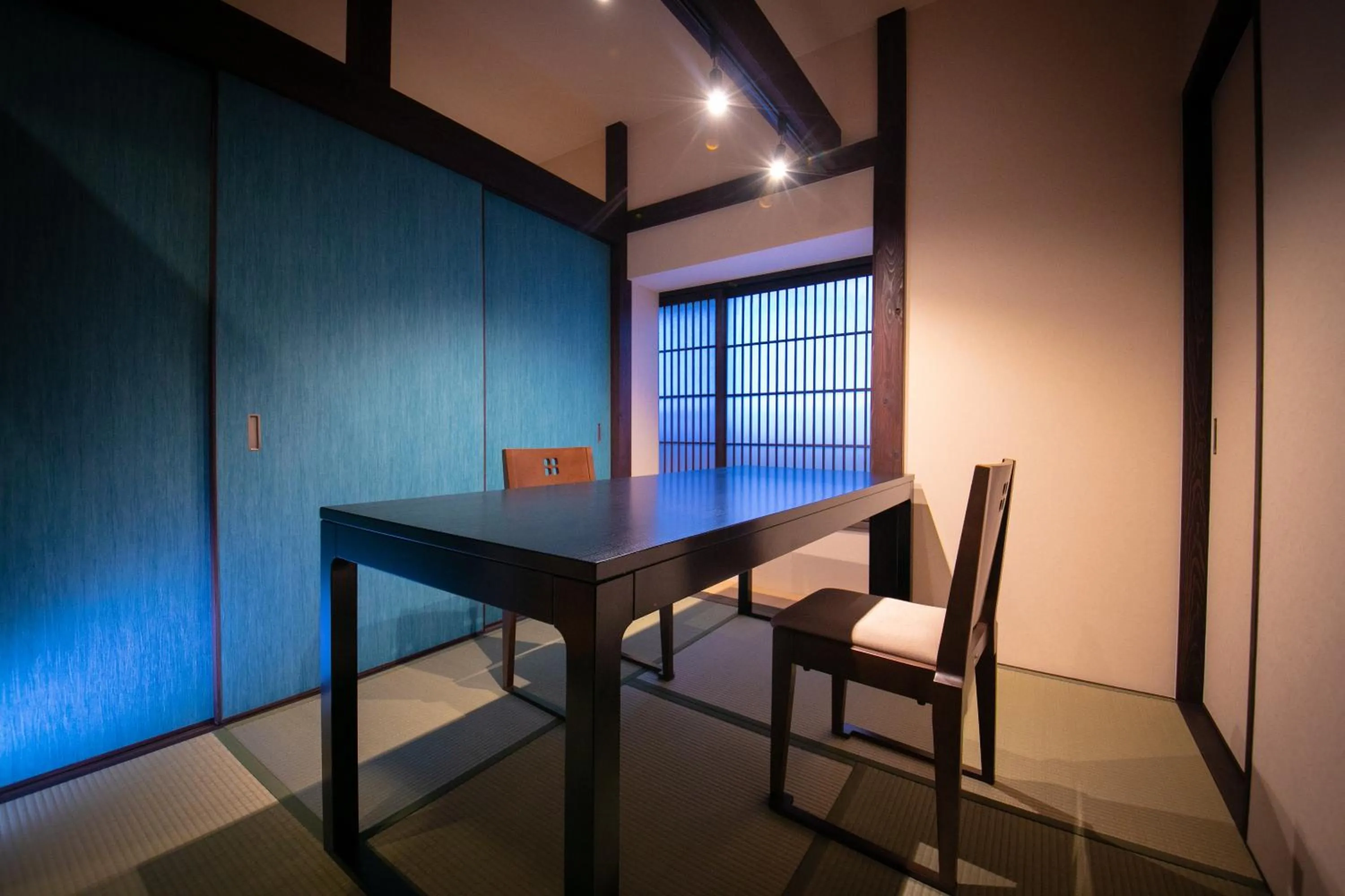 Dining area in Yasuraginoyado Yufu