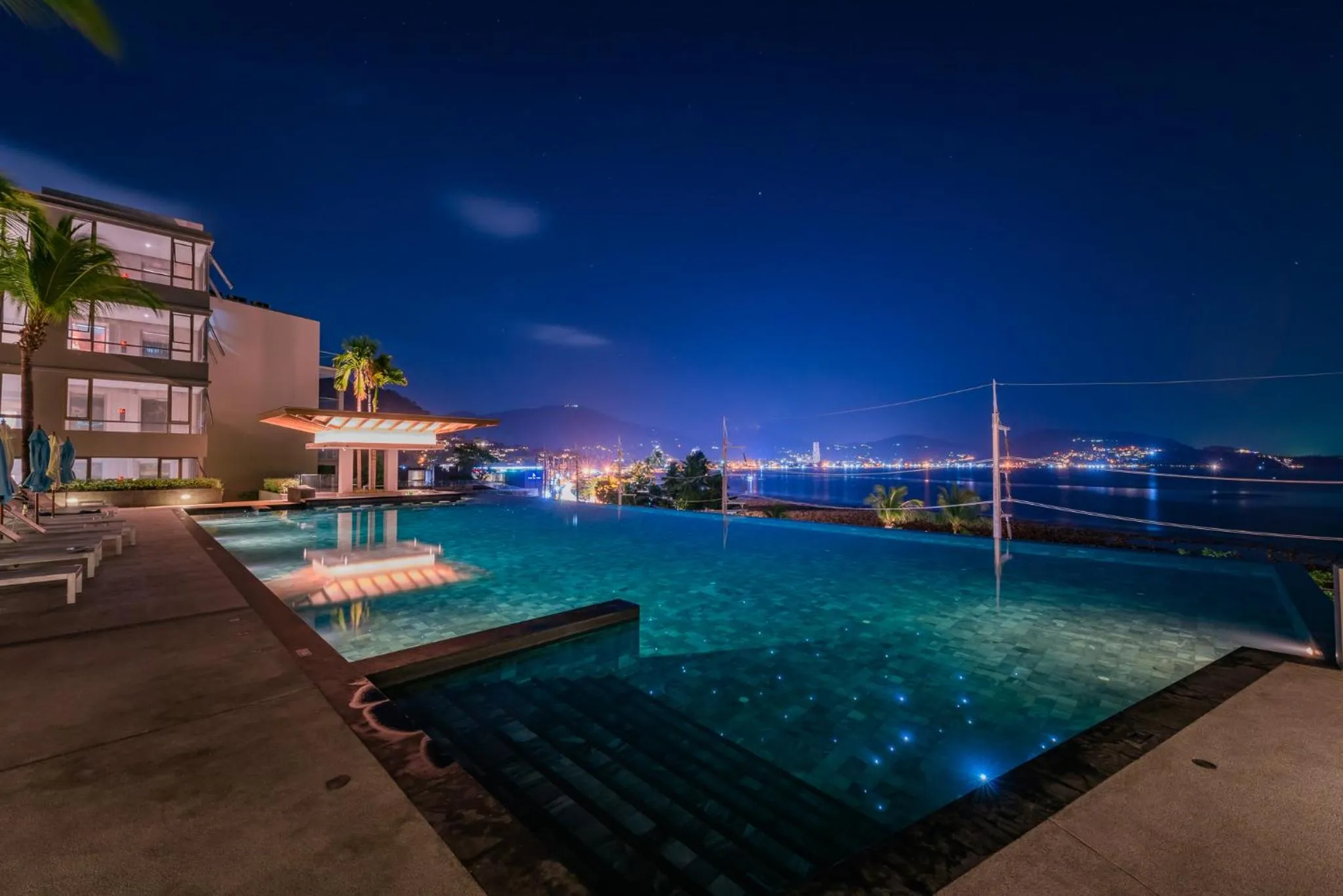 Swimming pool in Oceanfront Beach Resort