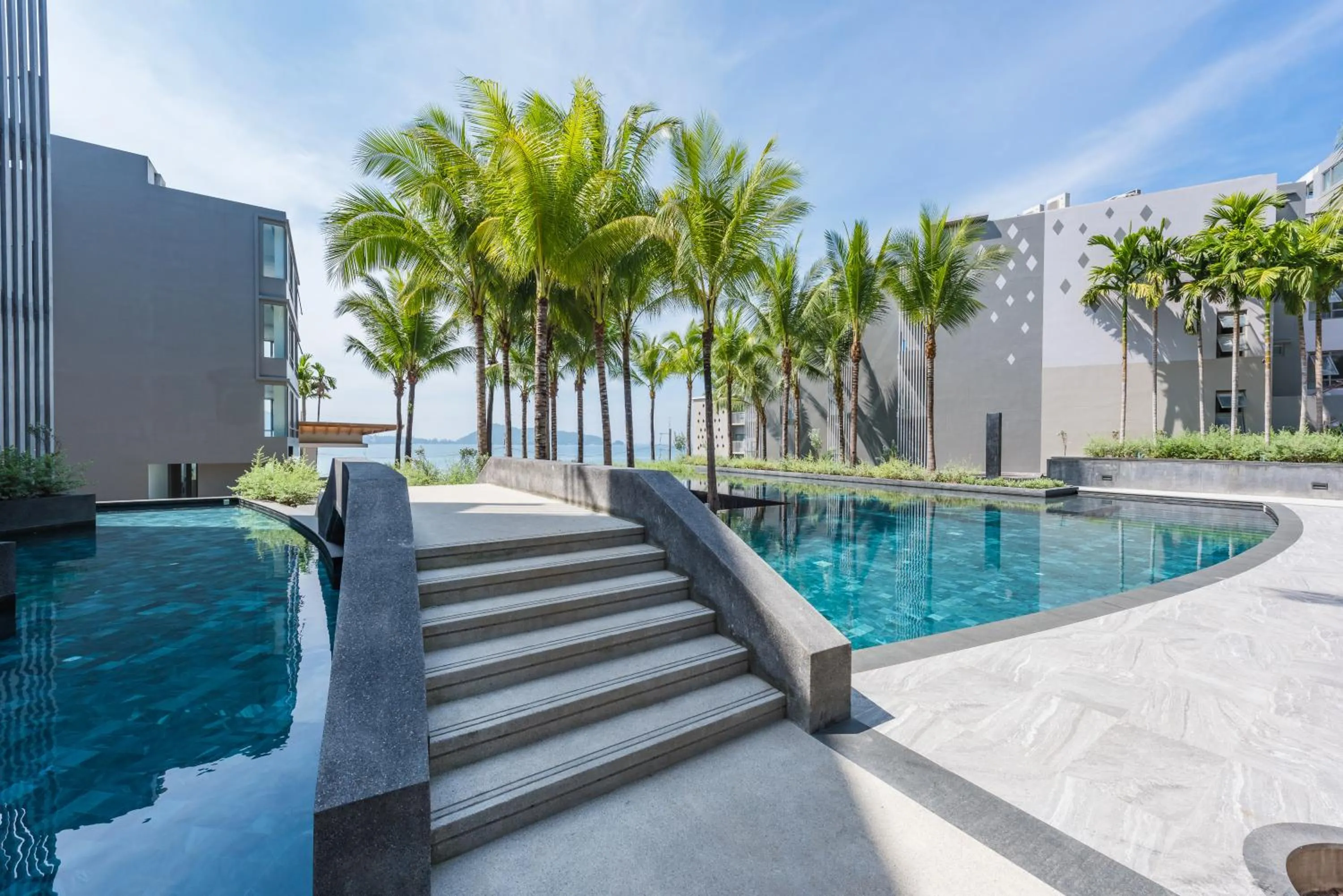 Swimming pool in Oceanfront Beach Resort