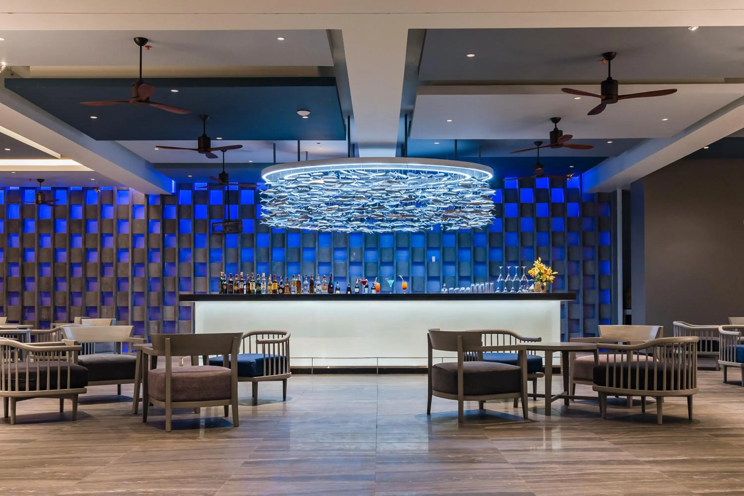 Lounge or bar in Oceanfront Beach Resort