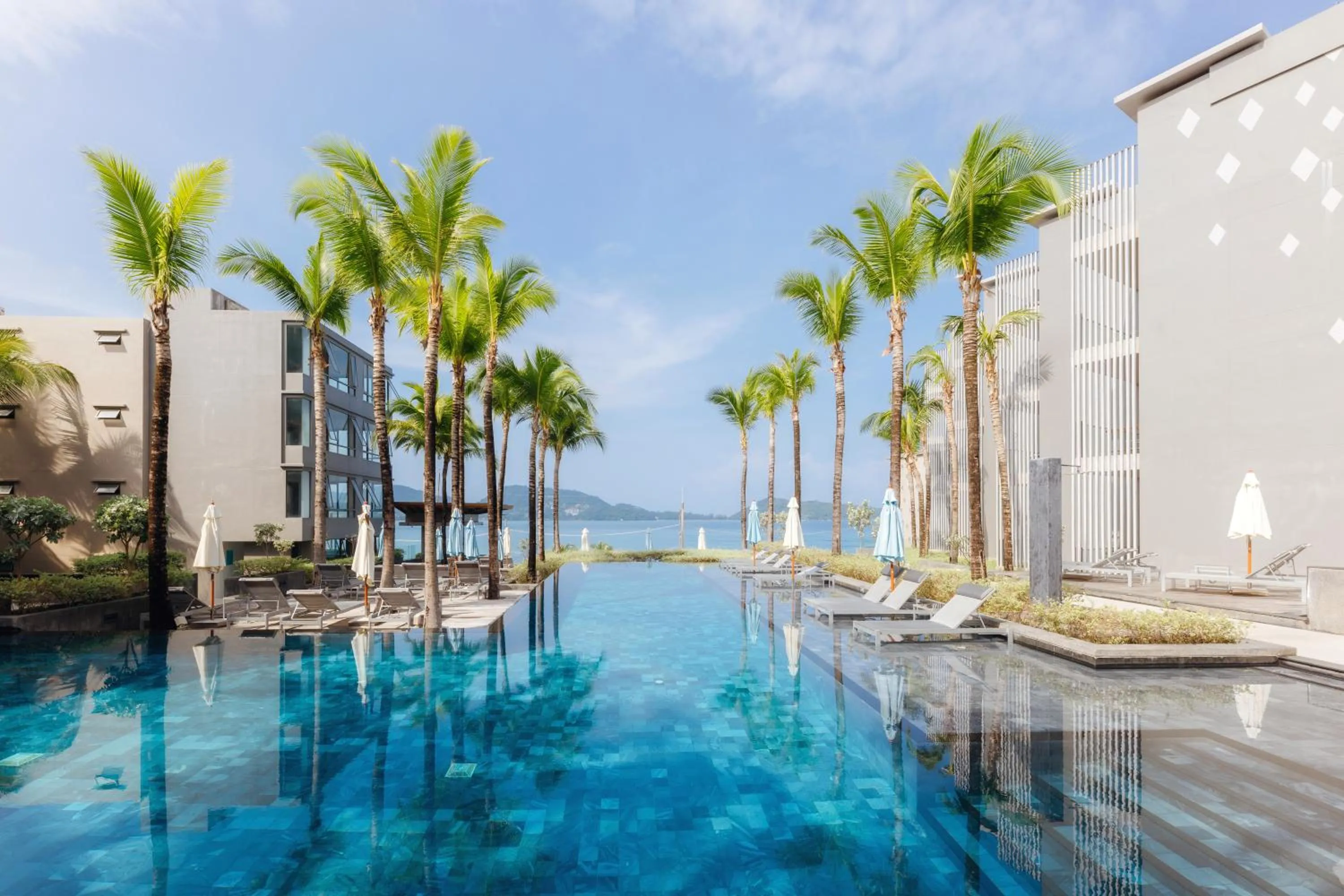 Day in Oceanfront Beach Resort