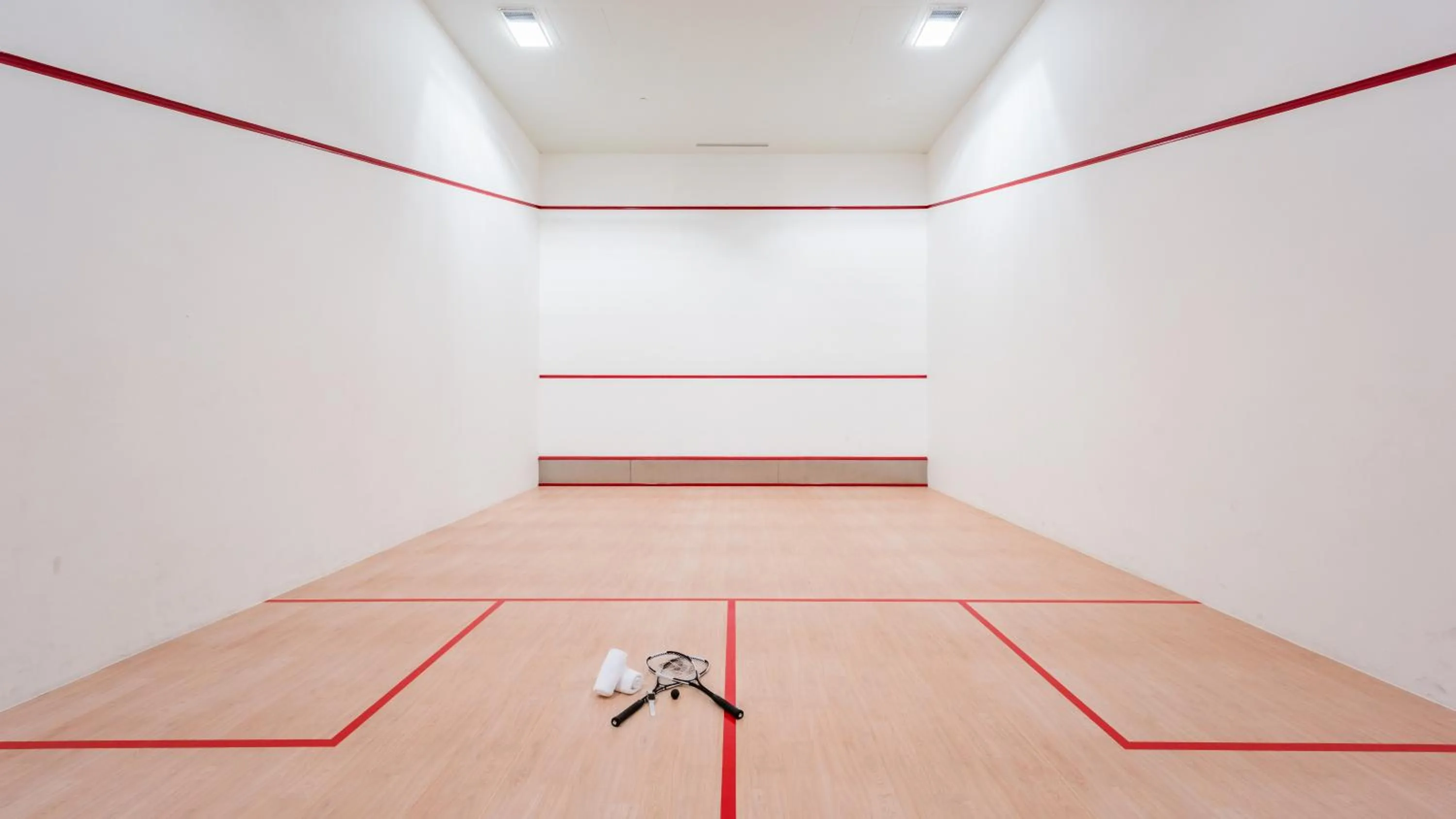 Squash in Oceanfront Beach Resort