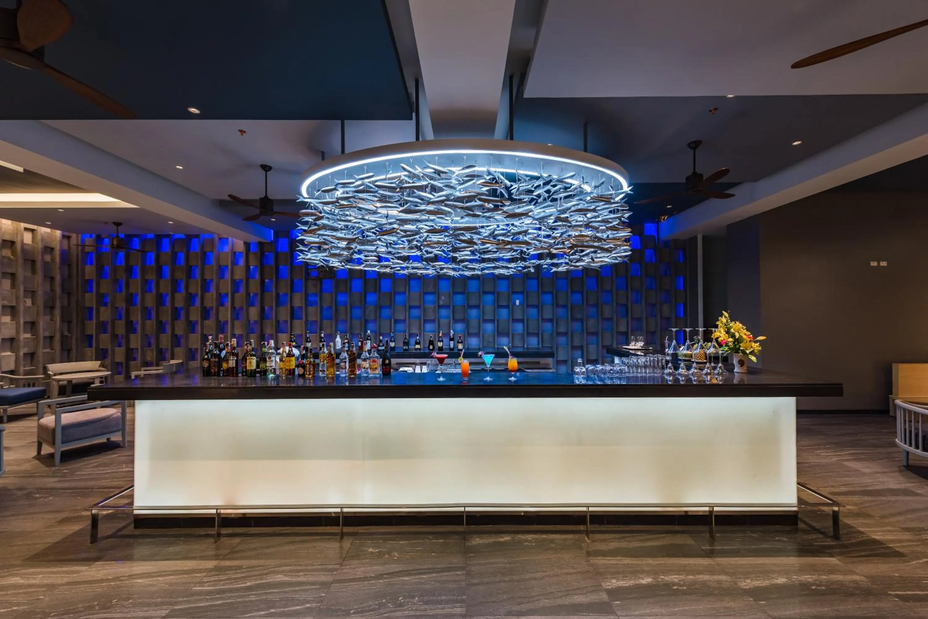 Lounge or bar in Oceanfront Beach Resort