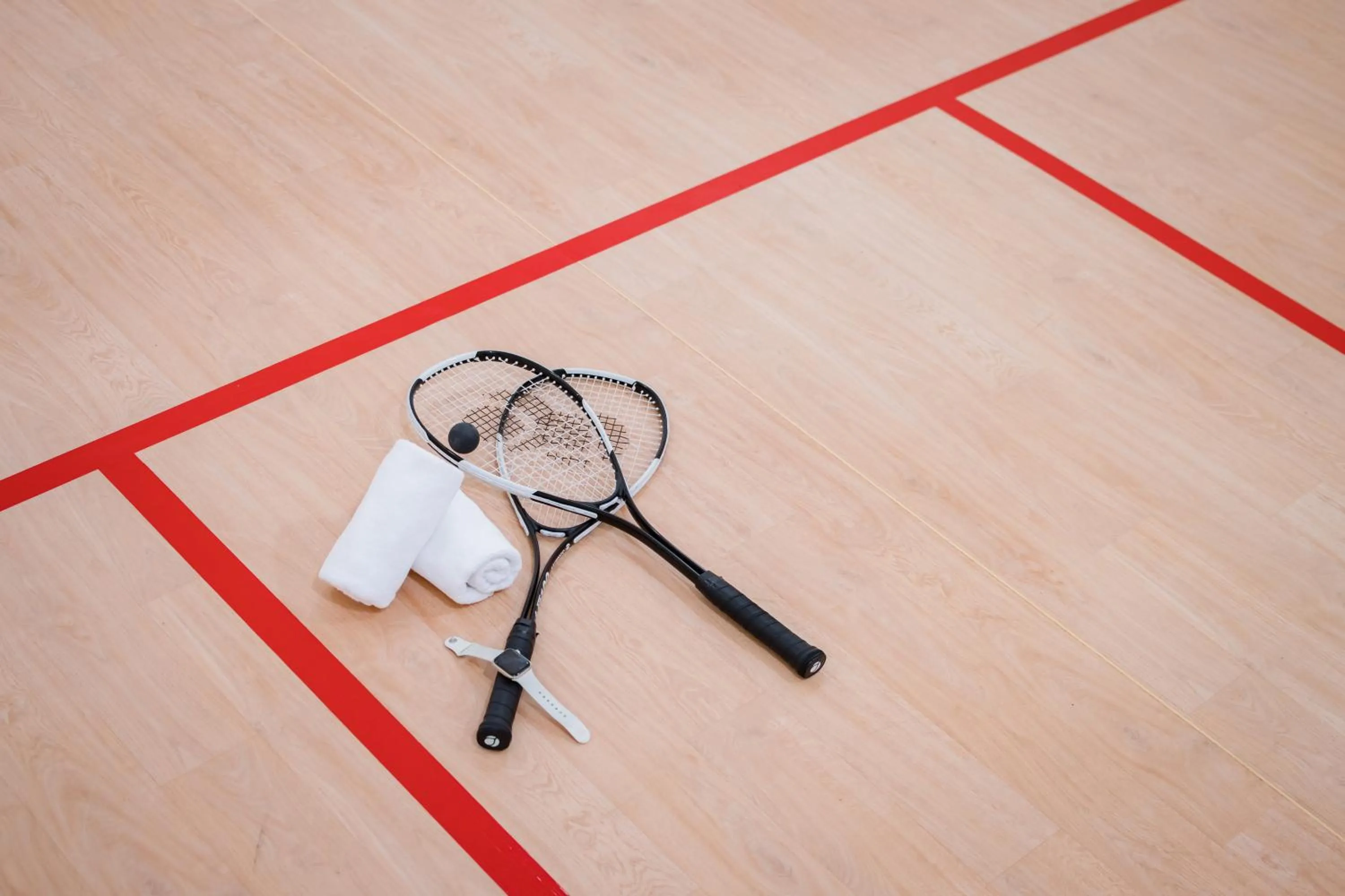 Squash in Oceanfront Beach Resort