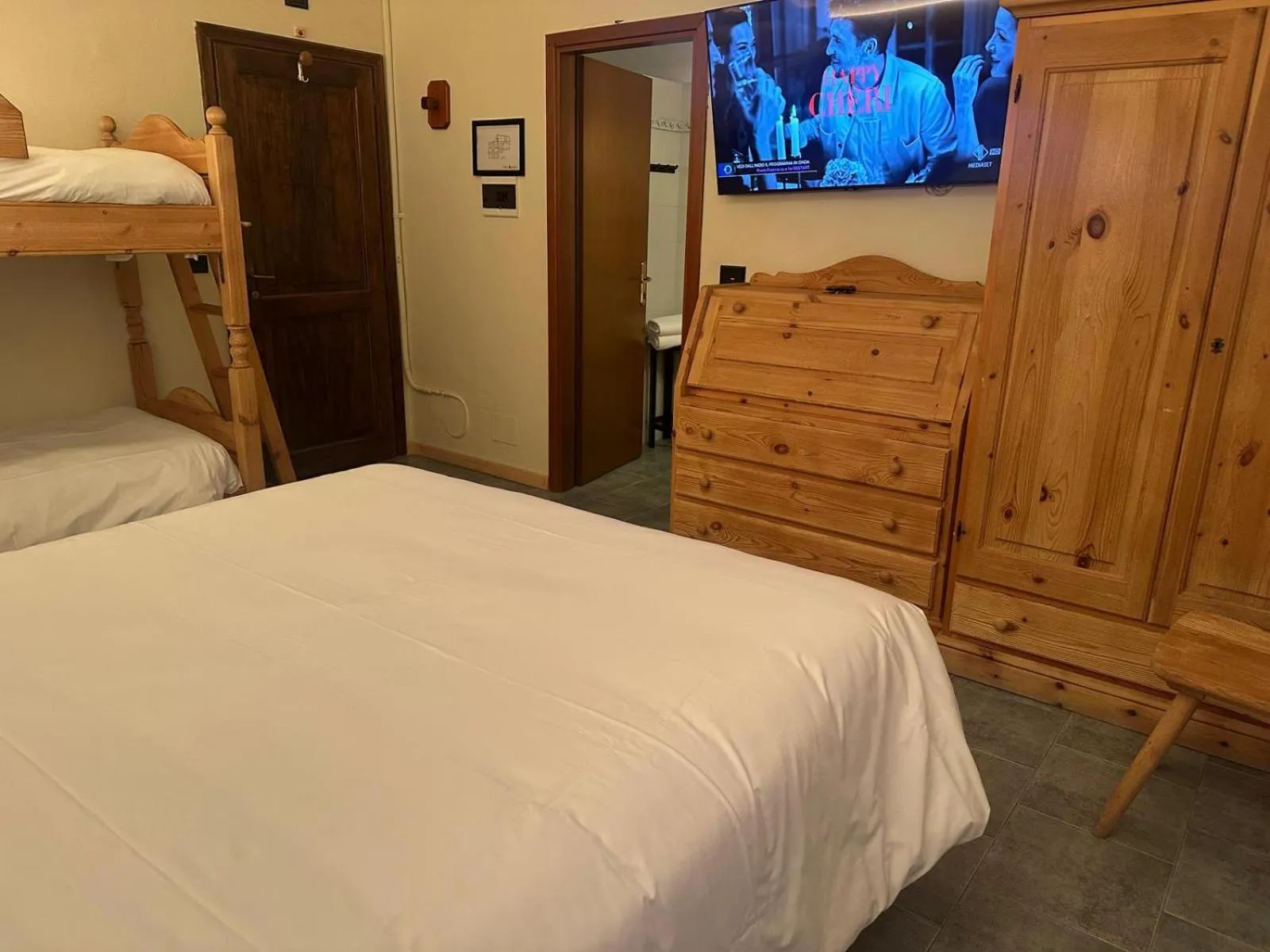 Bed in Hotel Firenze