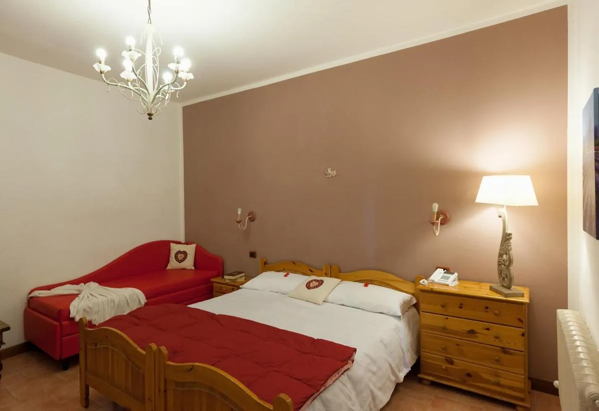 Bed in Hotel Firenze