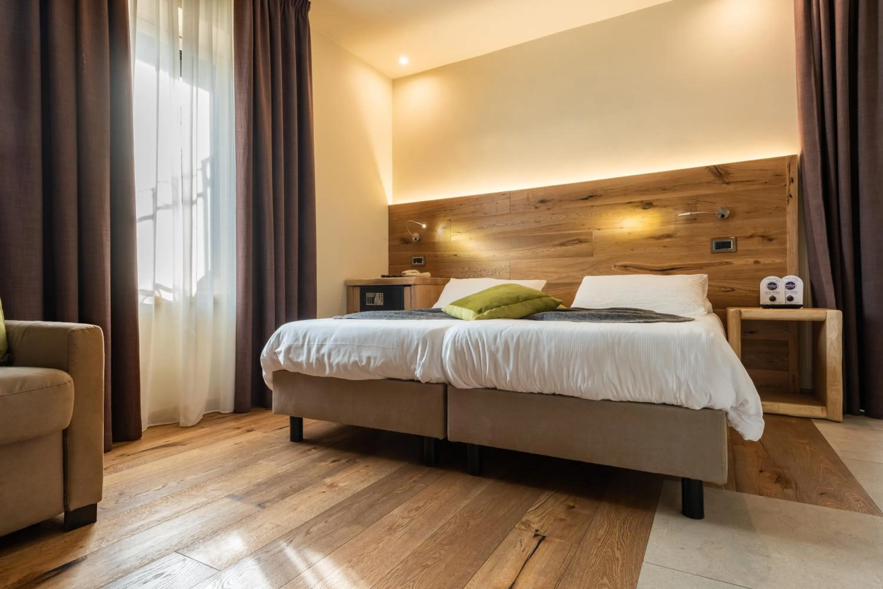 Bed in Hotel Firenze