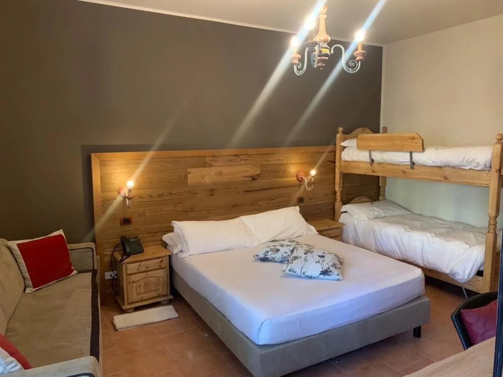 Bed in Hotel Firenze