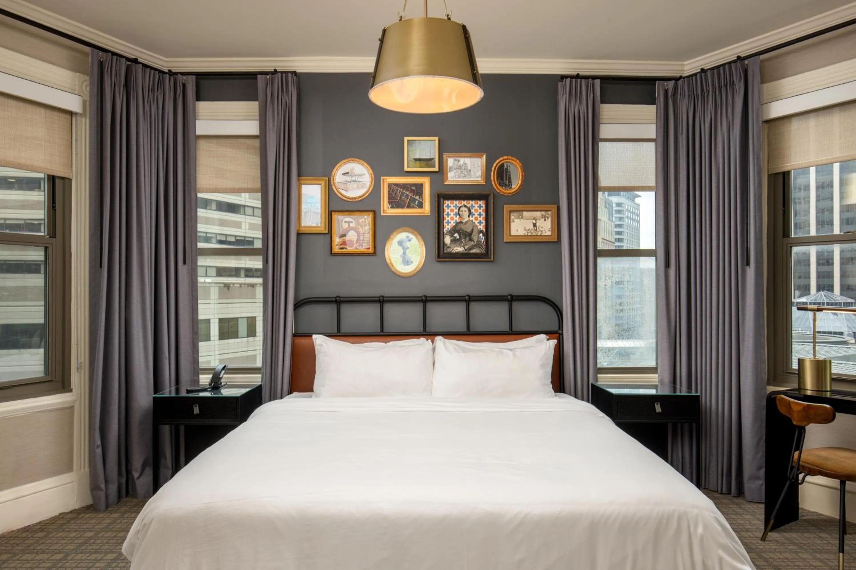 Bed in Copley Square Hotel, a FOUND Hotel