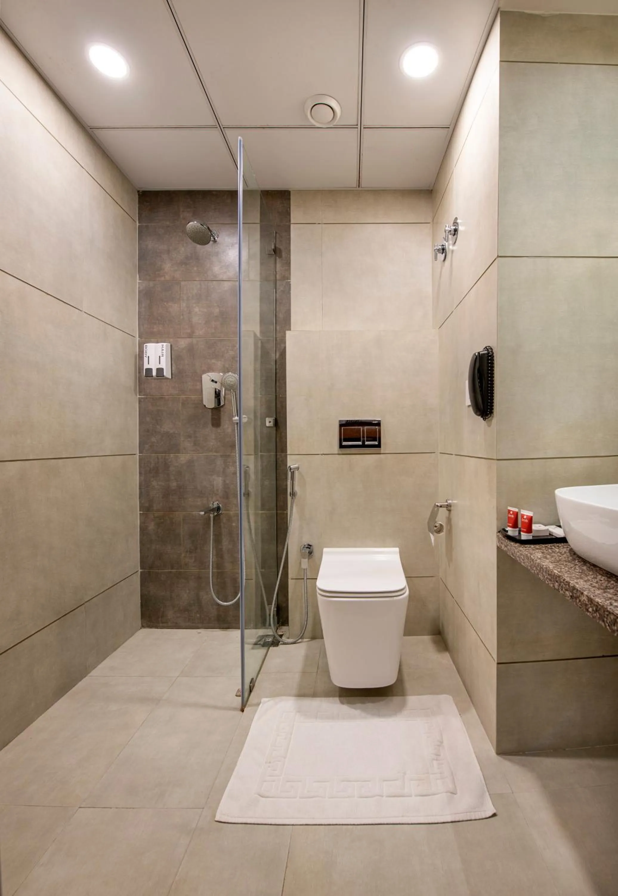Bathroom in SK Lords Inn Ahmedabad