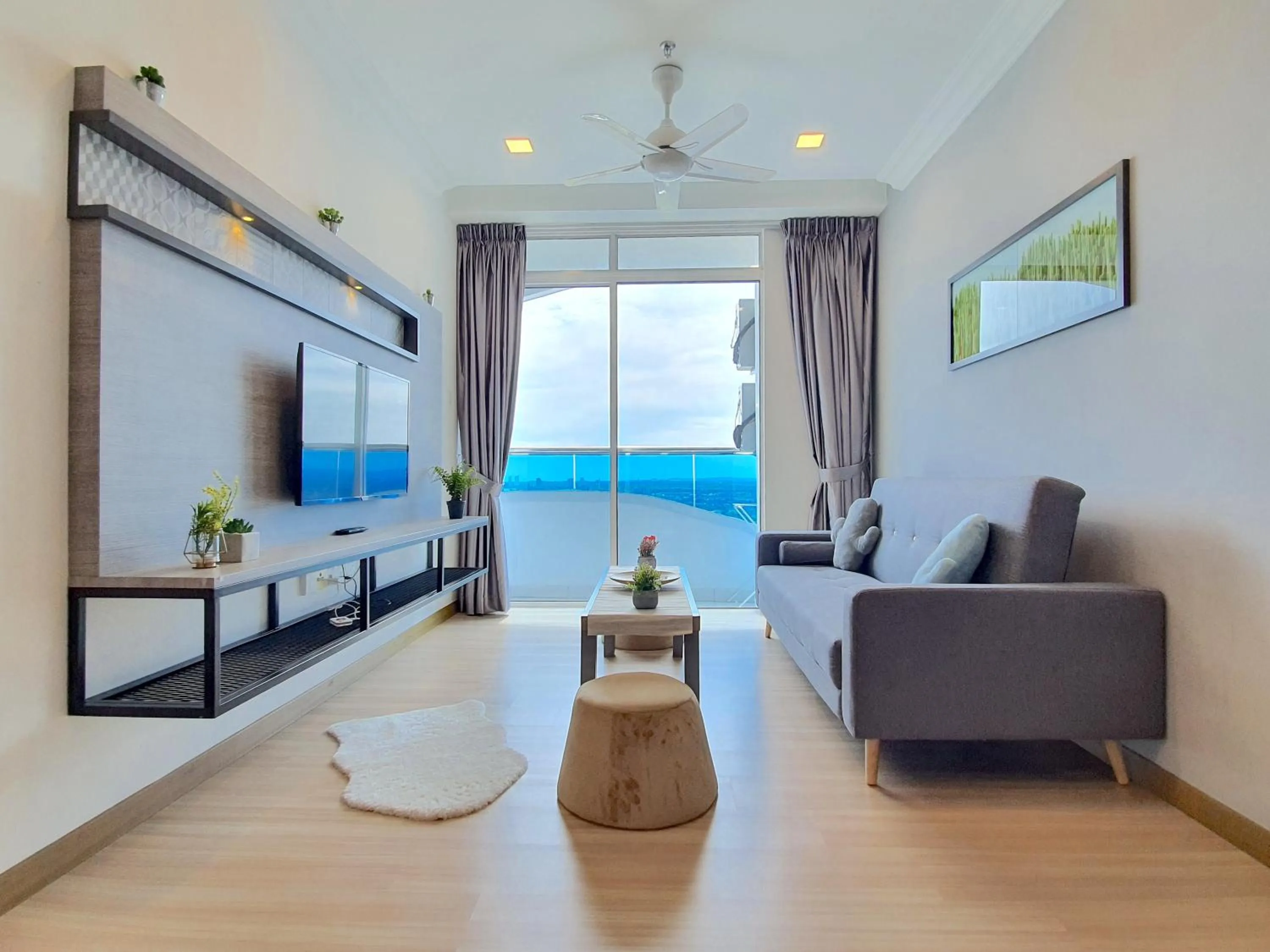 Living room in The Wave Suites Melaka
