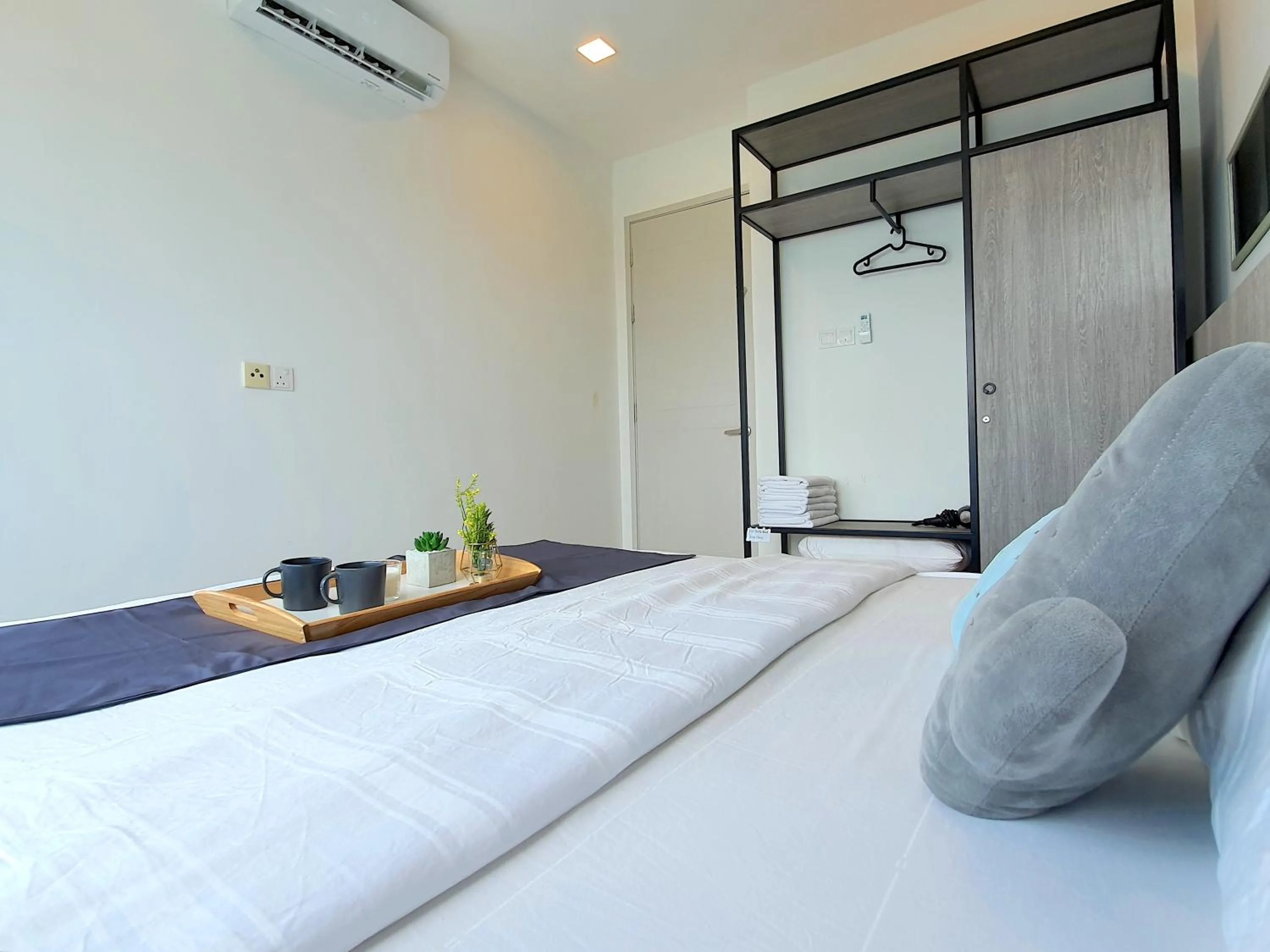 Bed in The Wave Suites Melaka