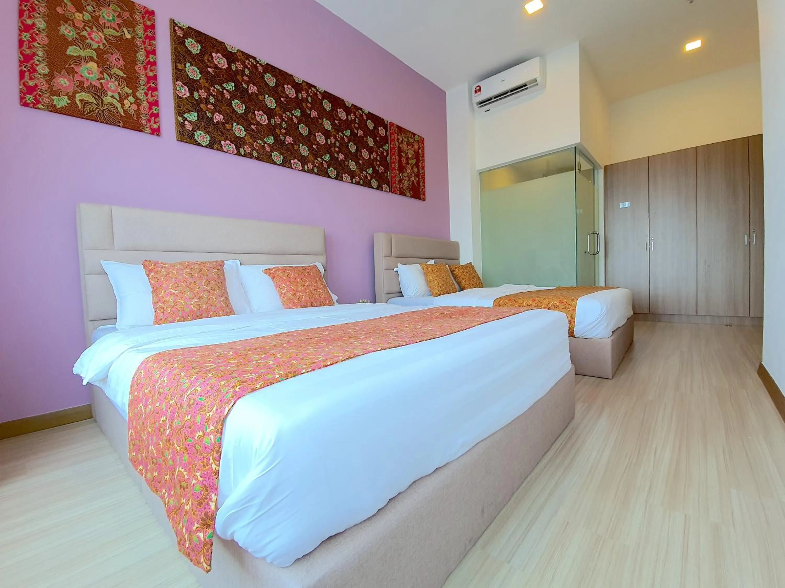 Bed in The Wave Suites Melaka