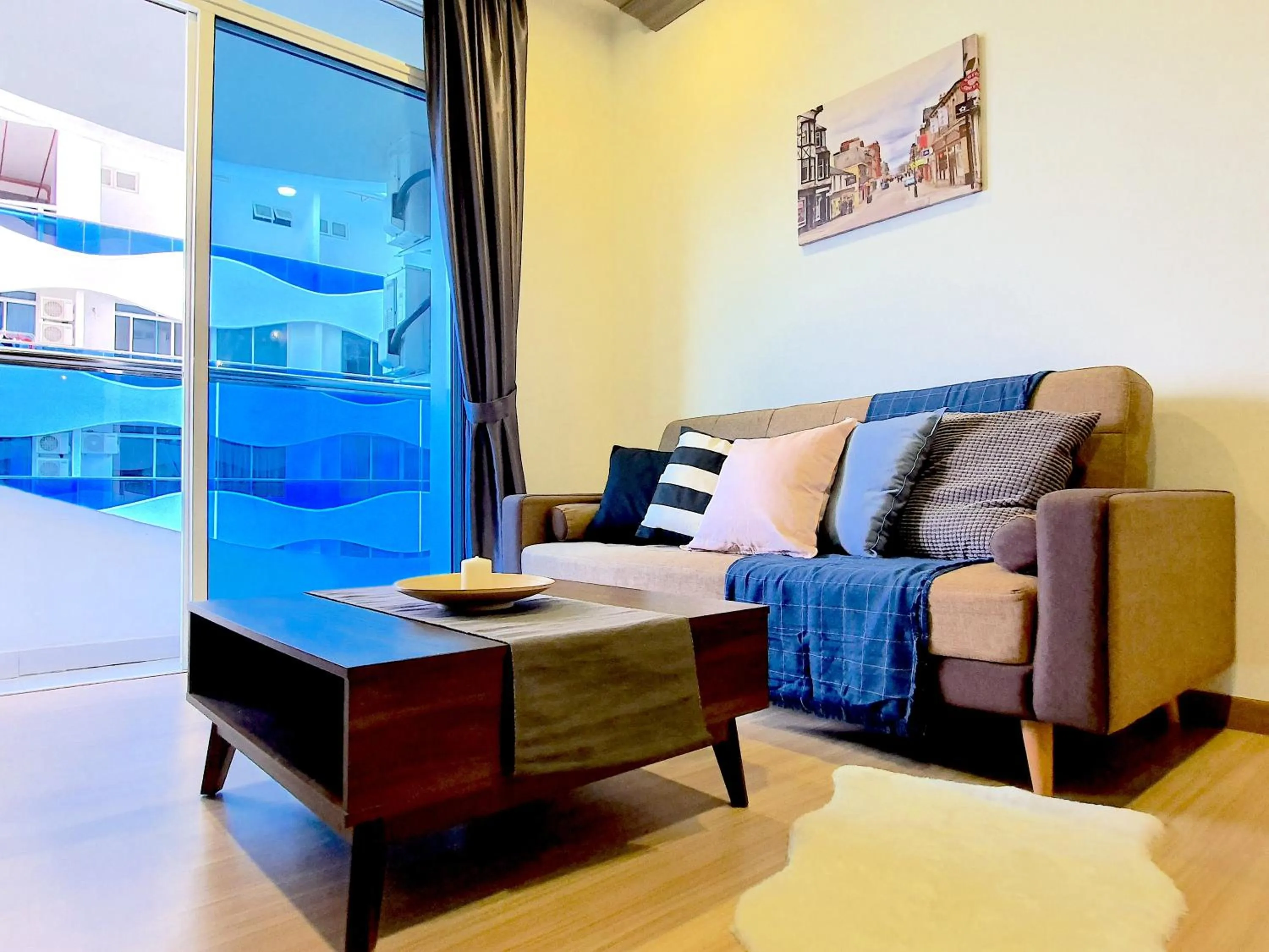 Living room in The Wave Suites Melaka