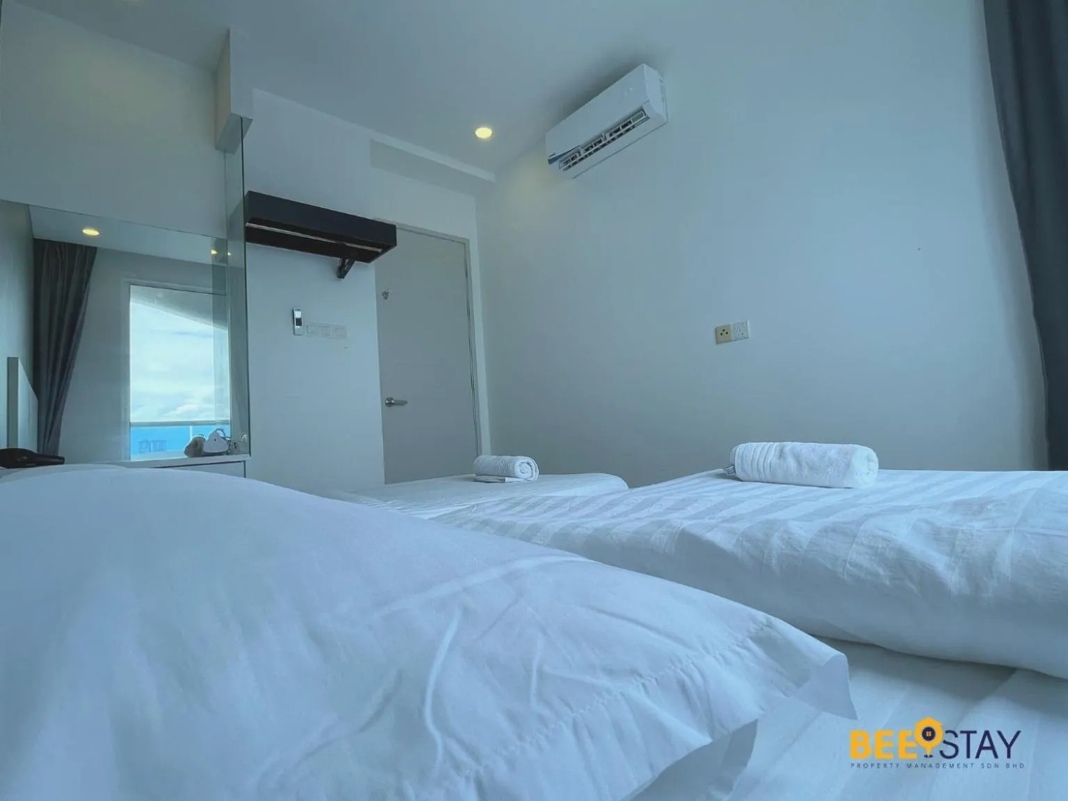 Bed in The Wave Suites Melaka