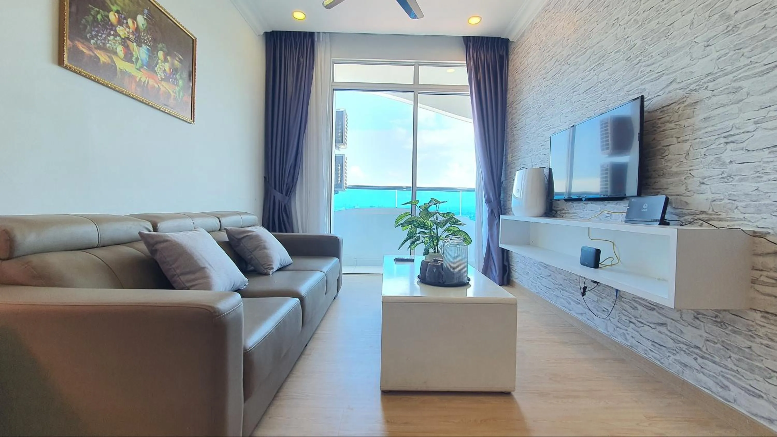 Living room in The Wave Suites Melaka