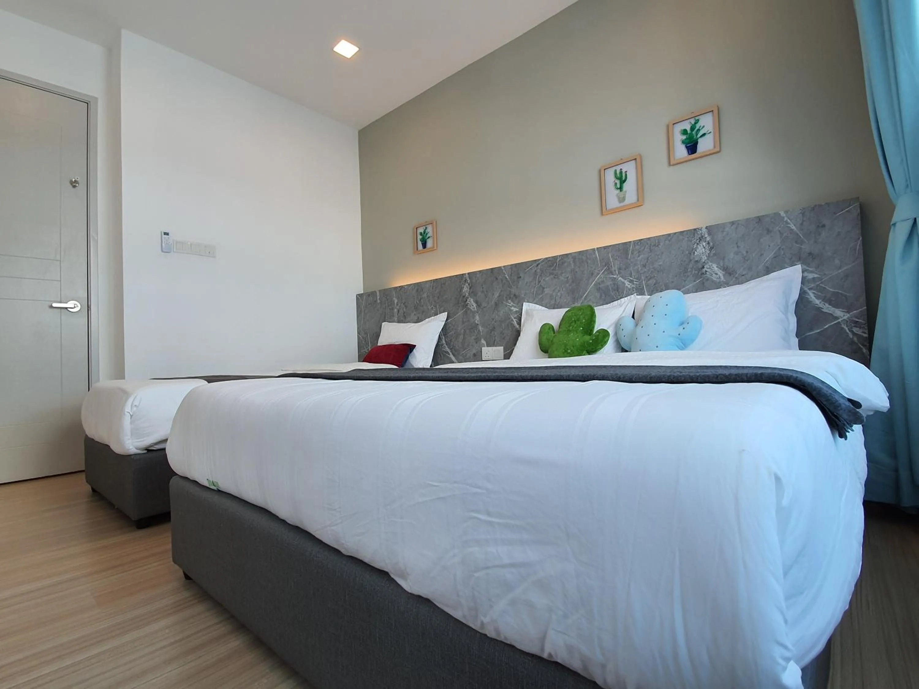 Bed in The Wave Suites Melaka