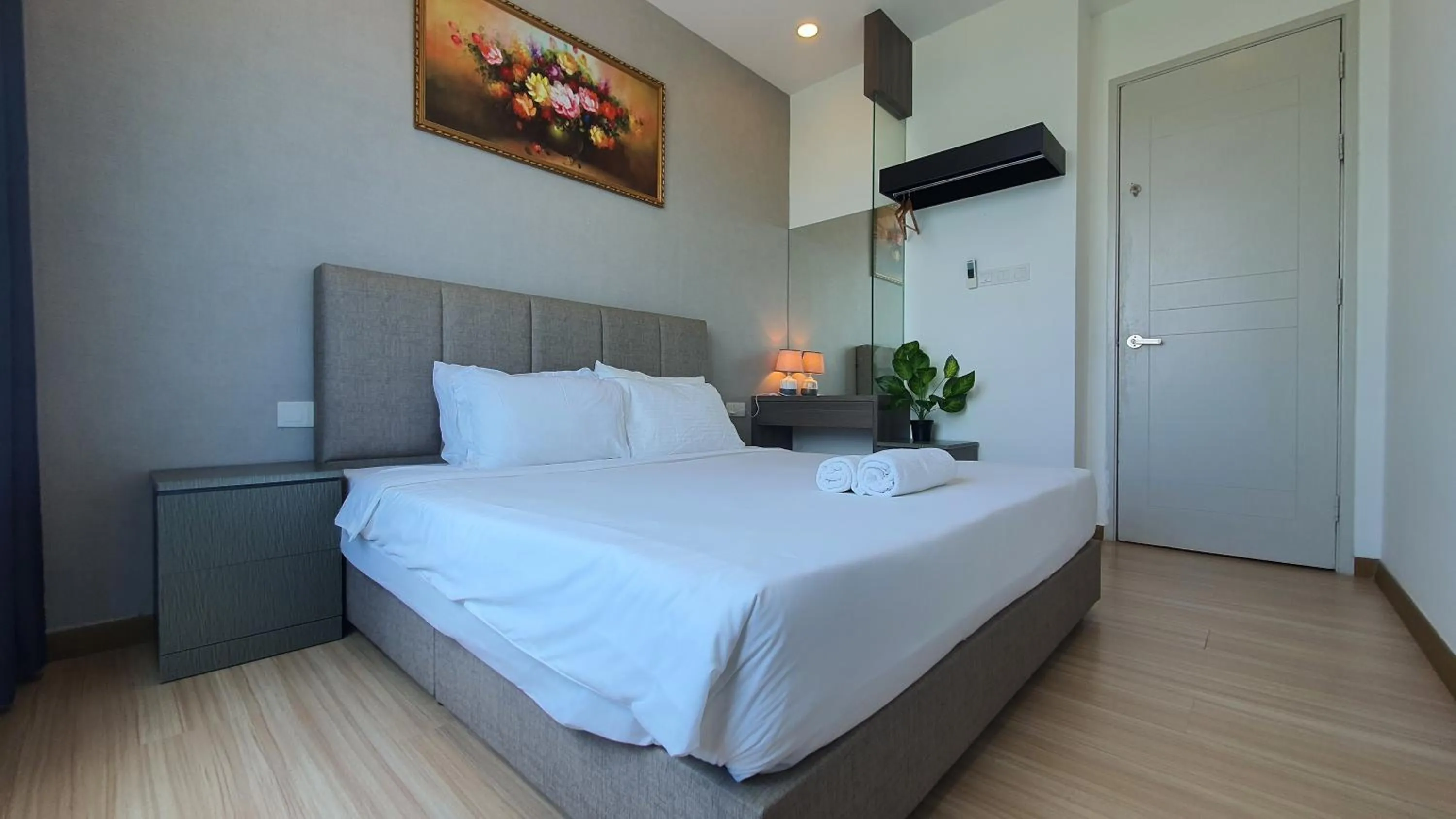 Bed in The Wave Suites Melaka