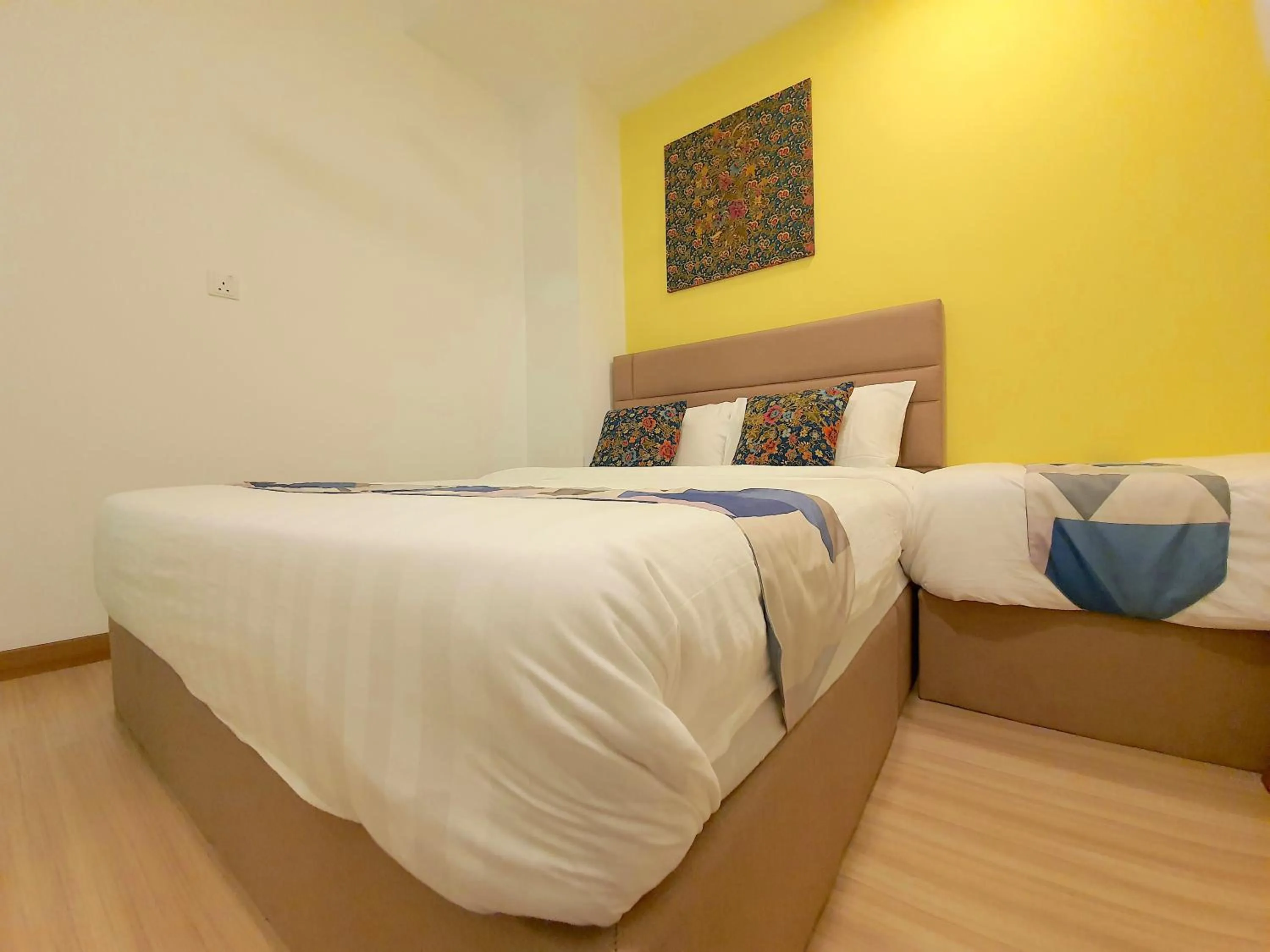Bed in The Wave Suites Melaka