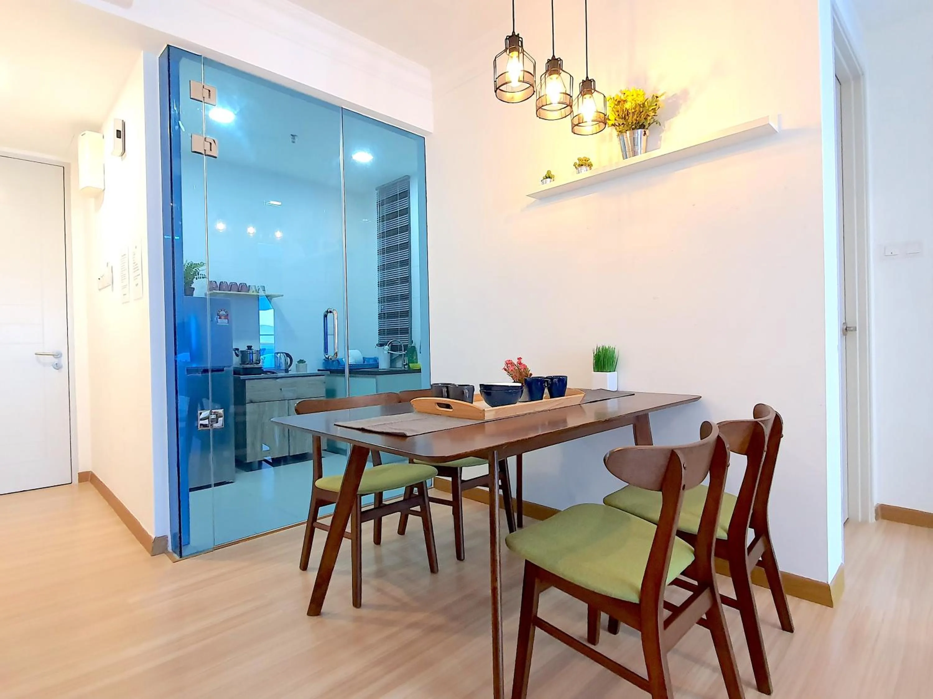 Dining area in The Wave Suites Melaka