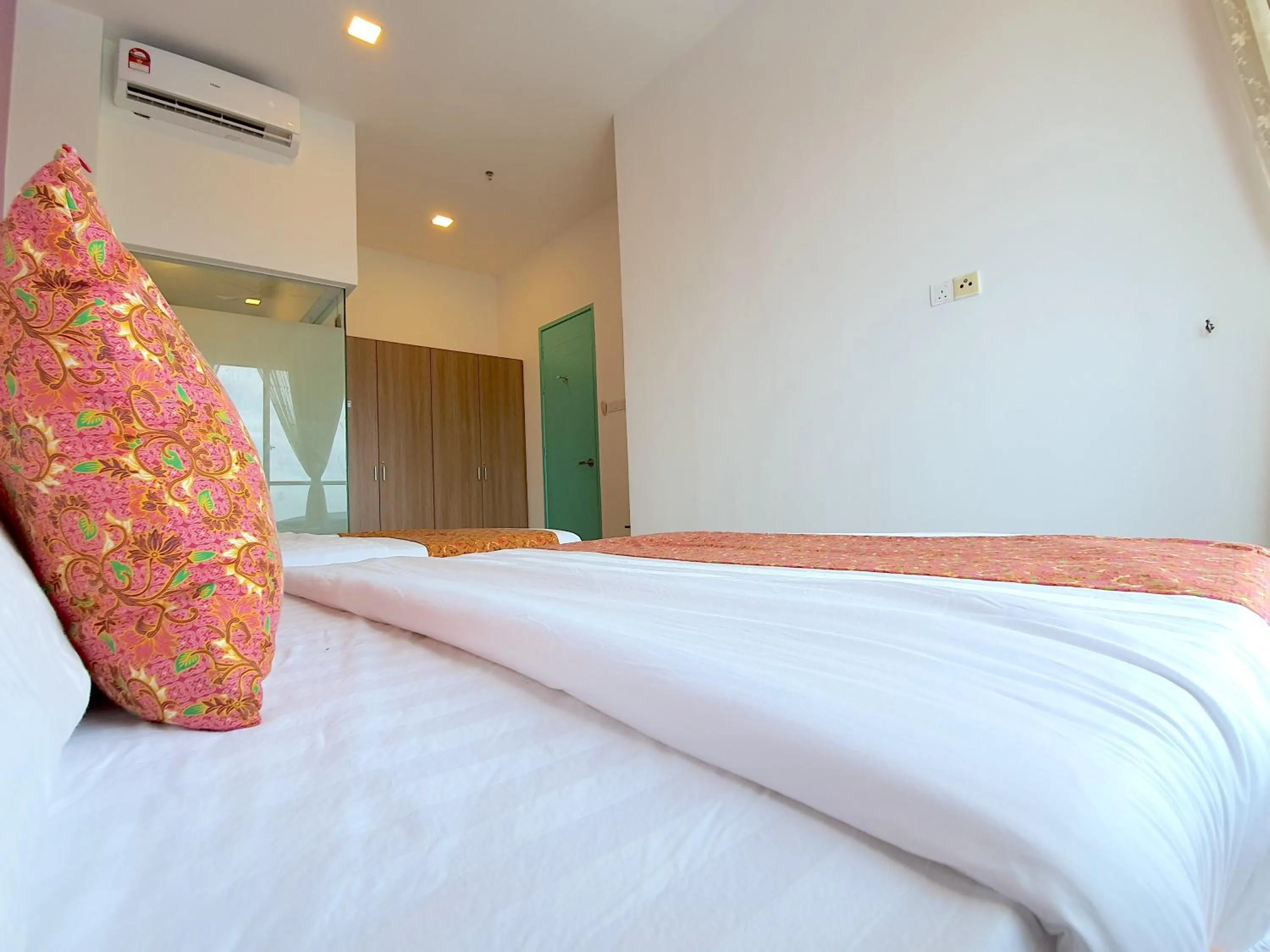 Bed in The Wave Suites Melaka