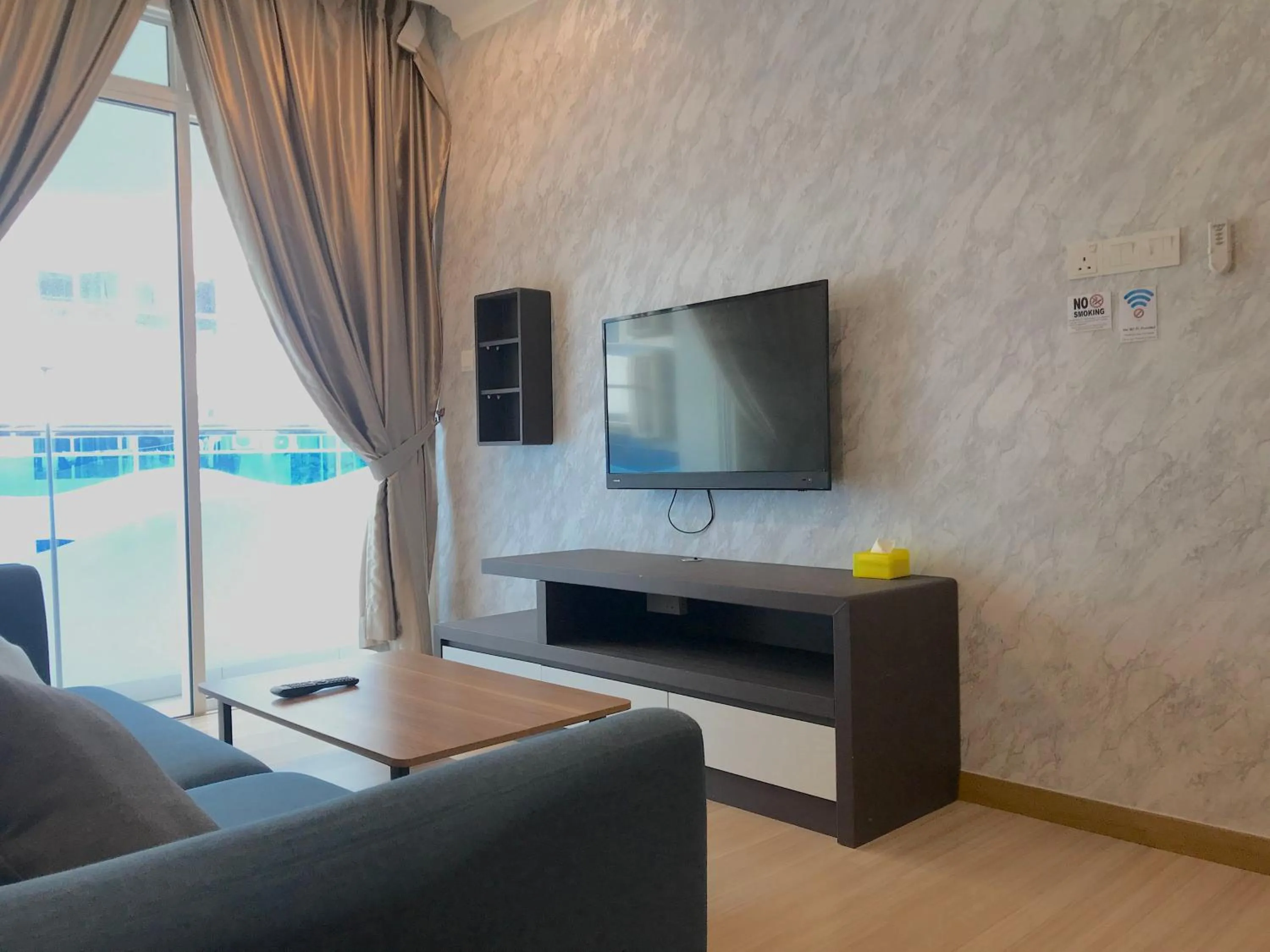 Living room in The Wave Suites Melaka