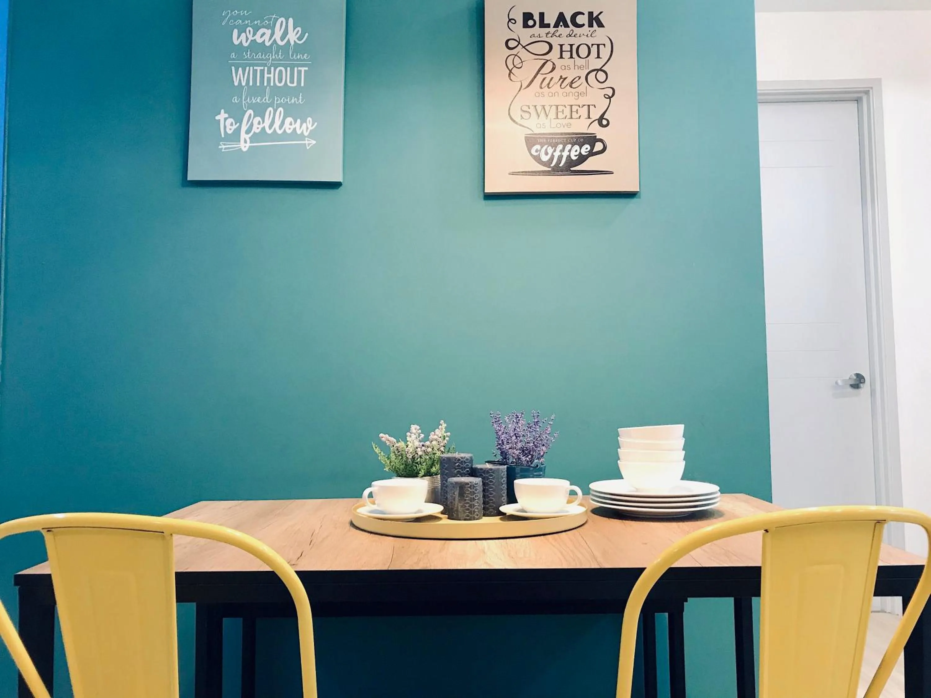 Dining area in The Wave Suites Melaka