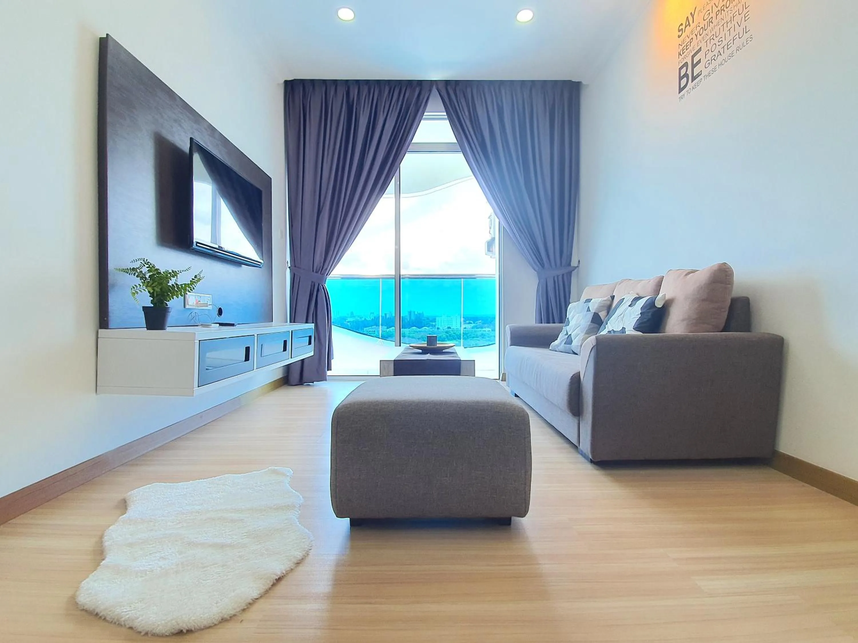 Living room in The Wave Suites Melaka