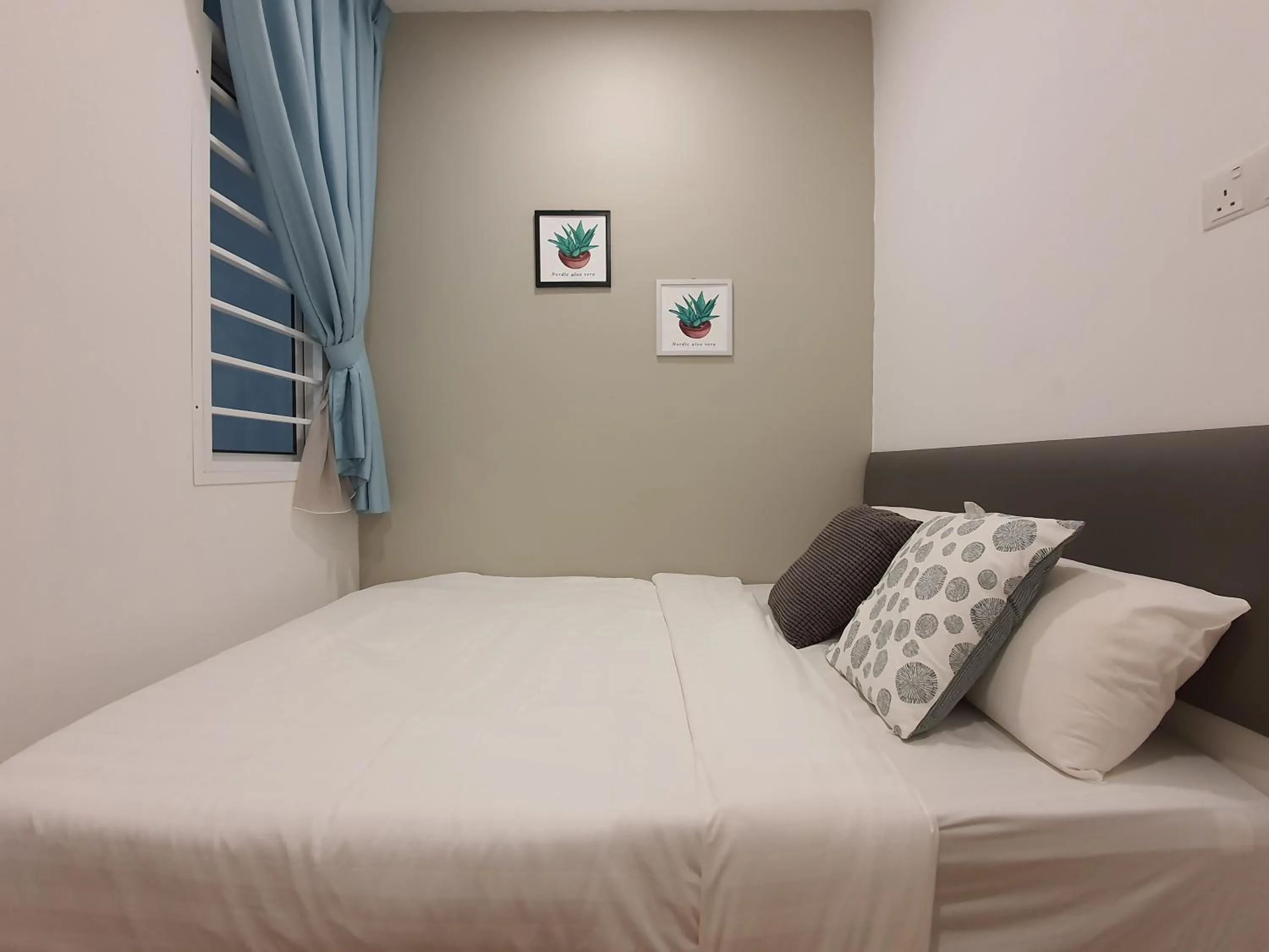 Bed in The Wave Suites Melaka