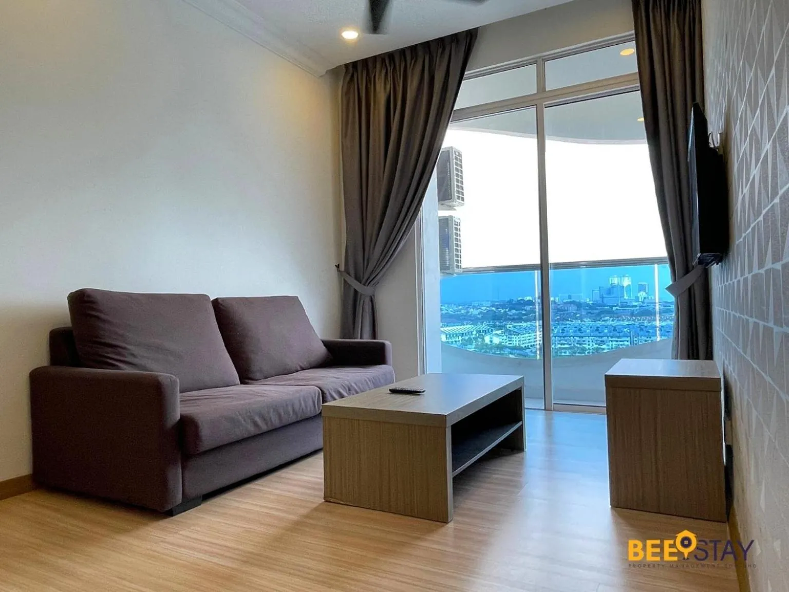 Living room in The Wave Suites Melaka