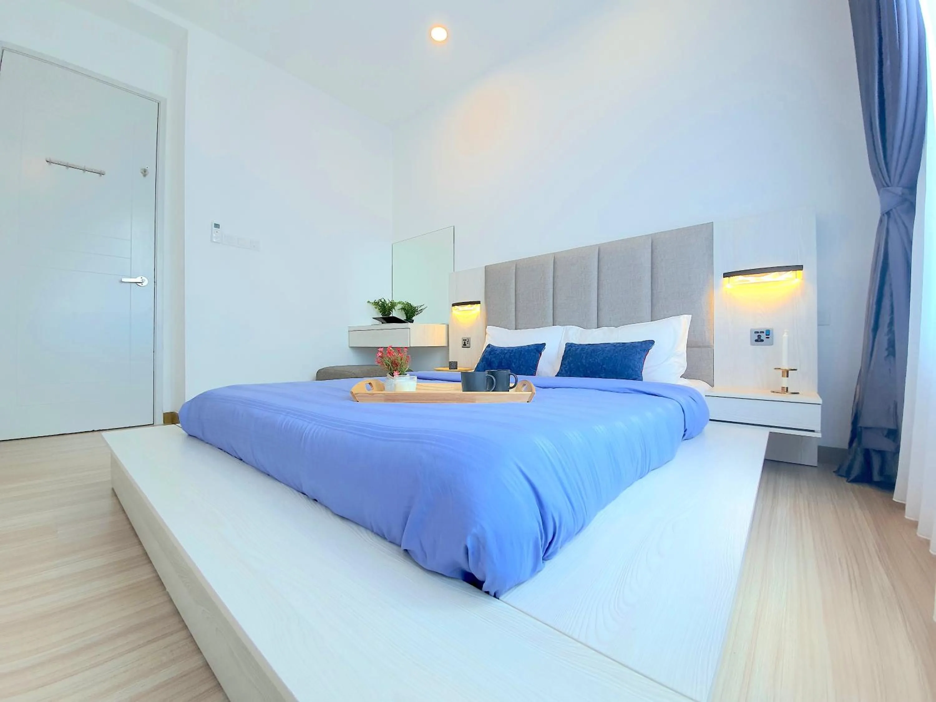 Bed in The Wave Suites Melaka