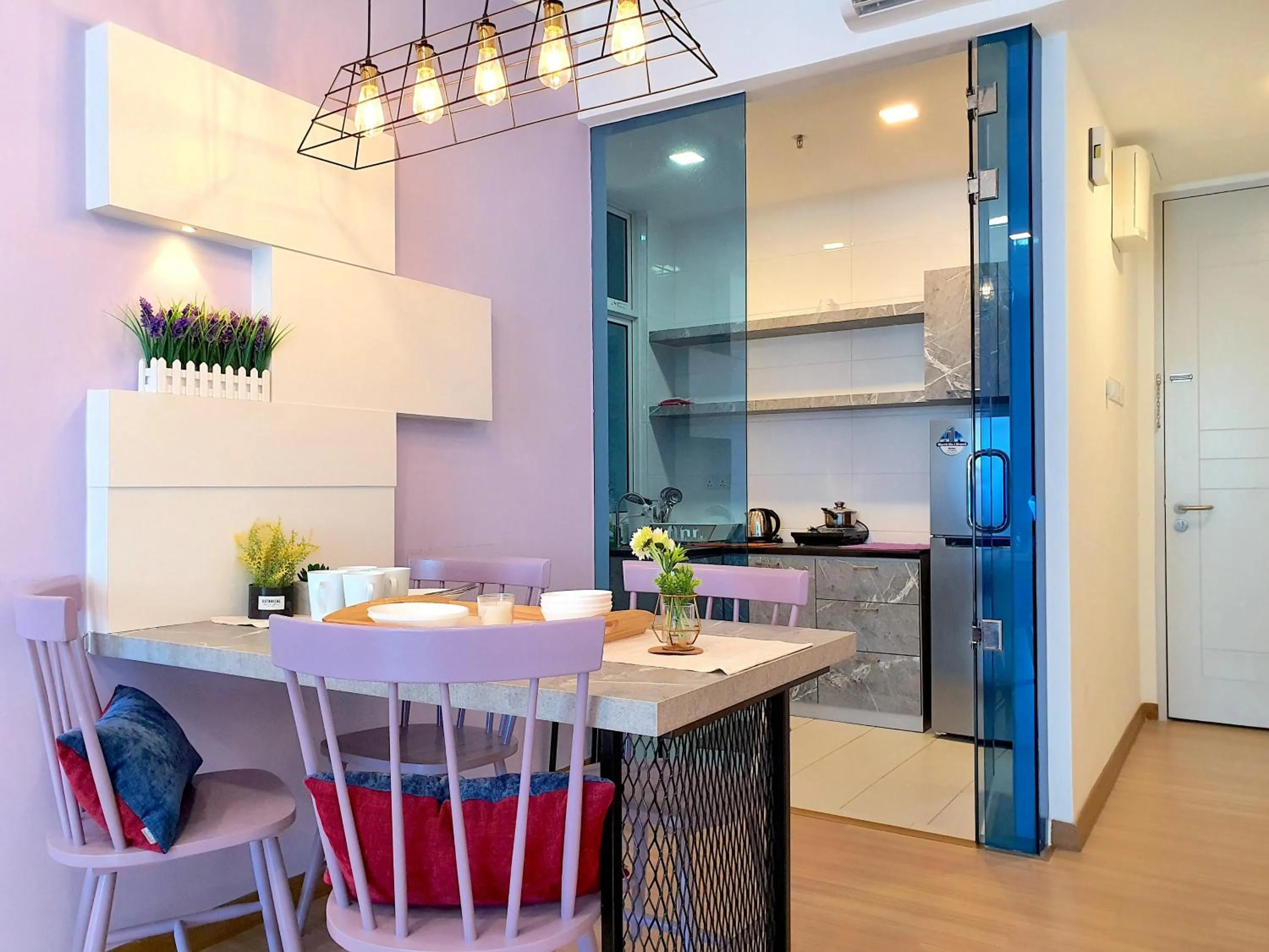 Dining area in The Wave Suites Melaka