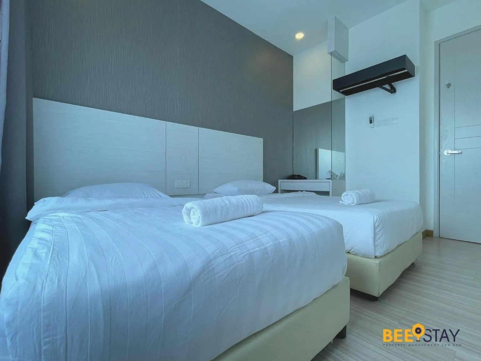 Bed in The Wave Suites Melaka