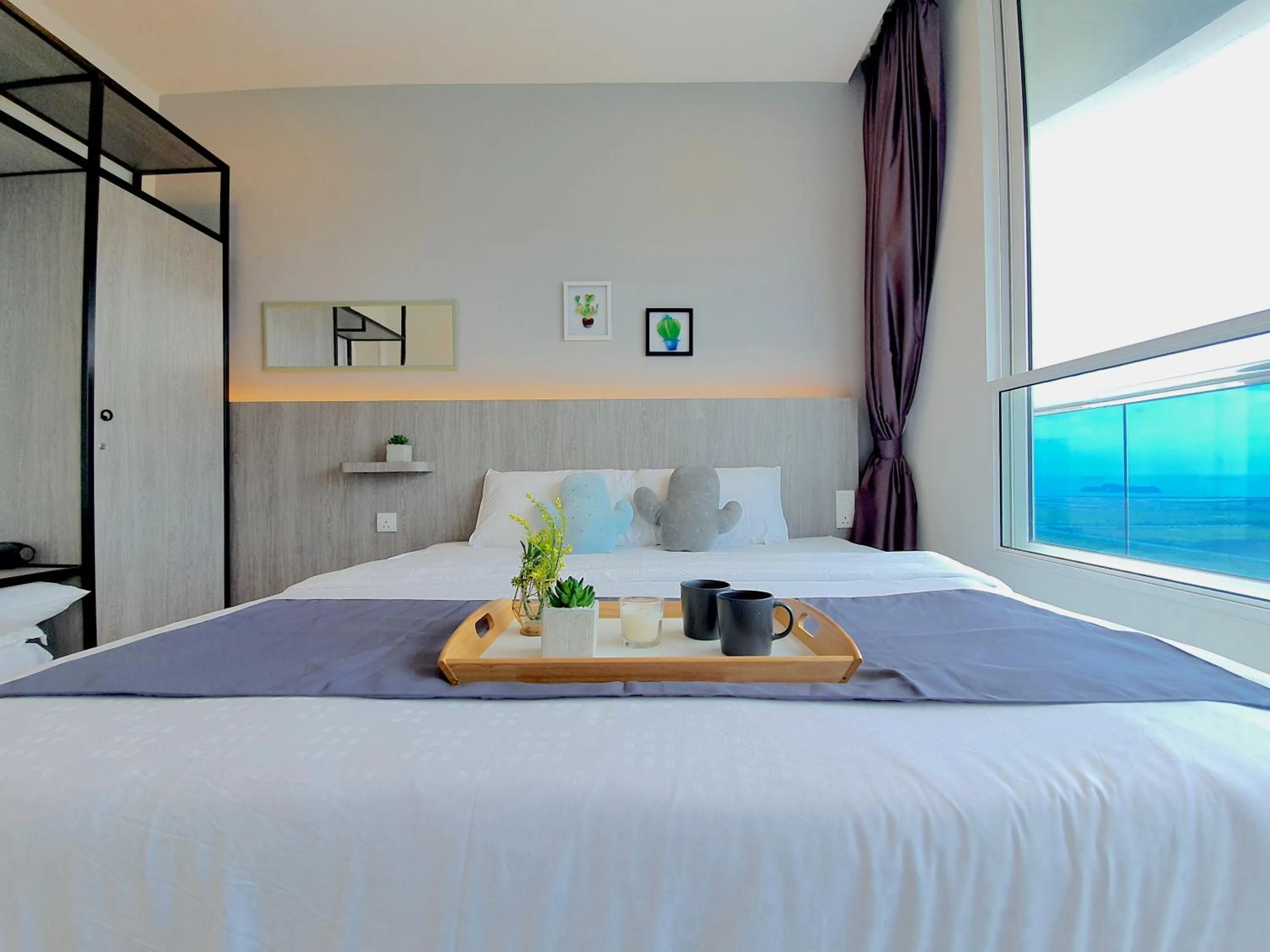 Bedroom, Bed in The Wave Suites Melaka