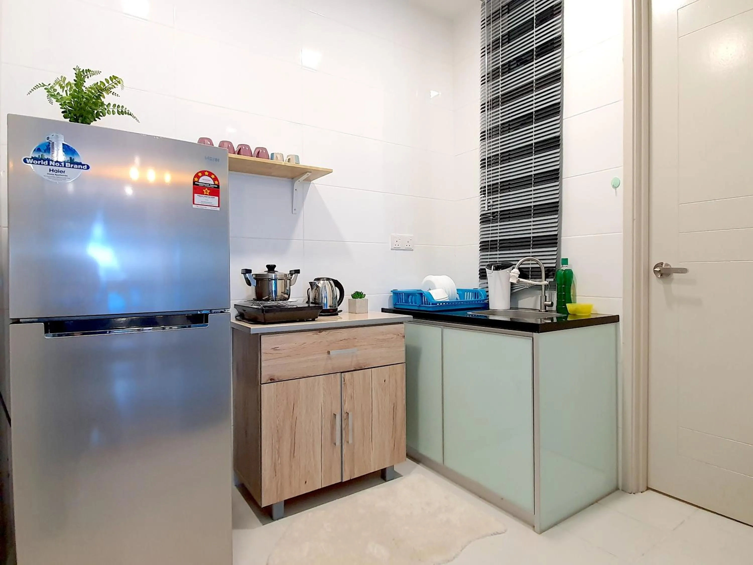 Kitchen or kitchenette in The Wave Suites Melaka
