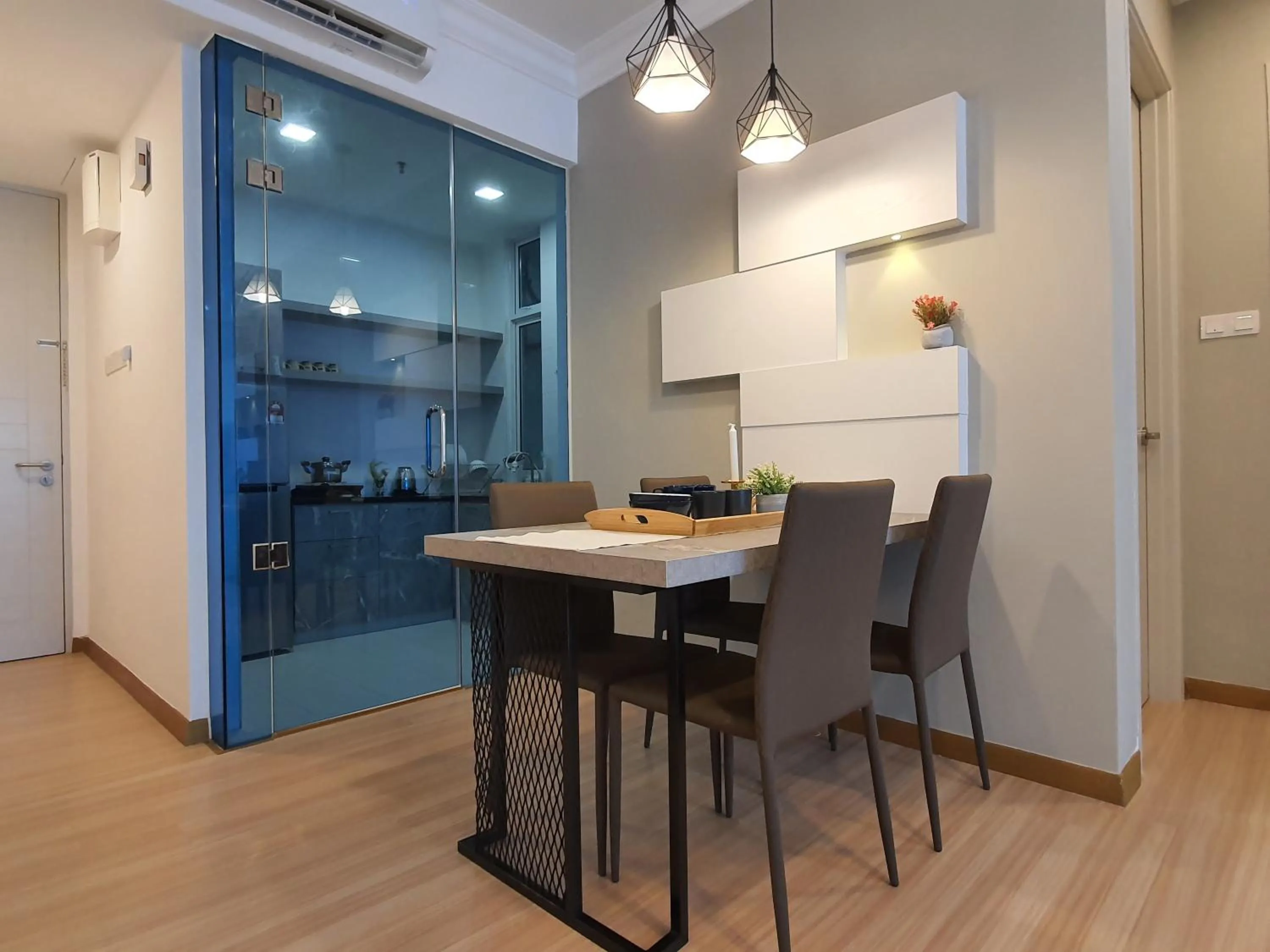 Dining area in The Wave Suites Melaka