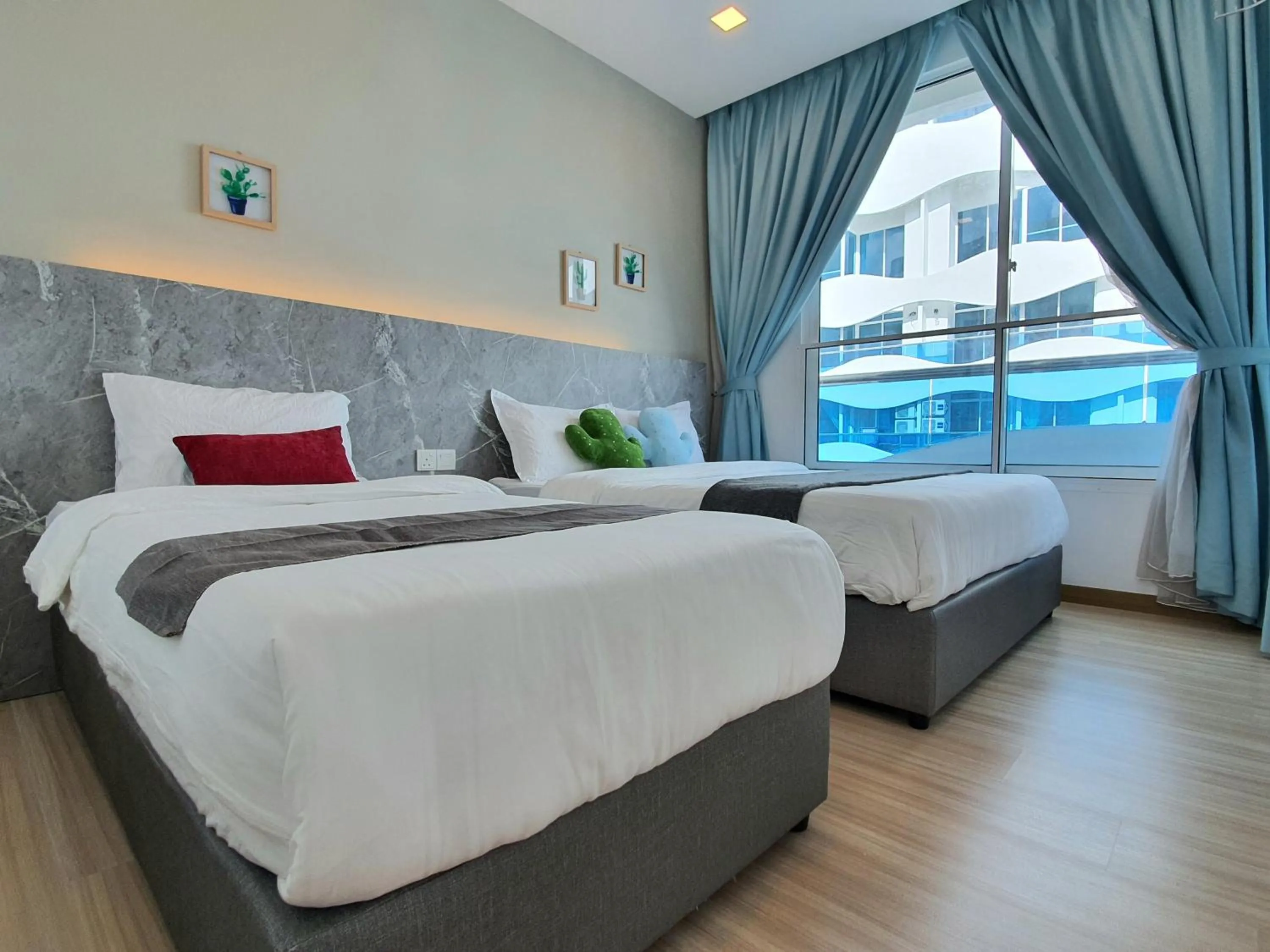 Bed in The Wave Suites Melaka