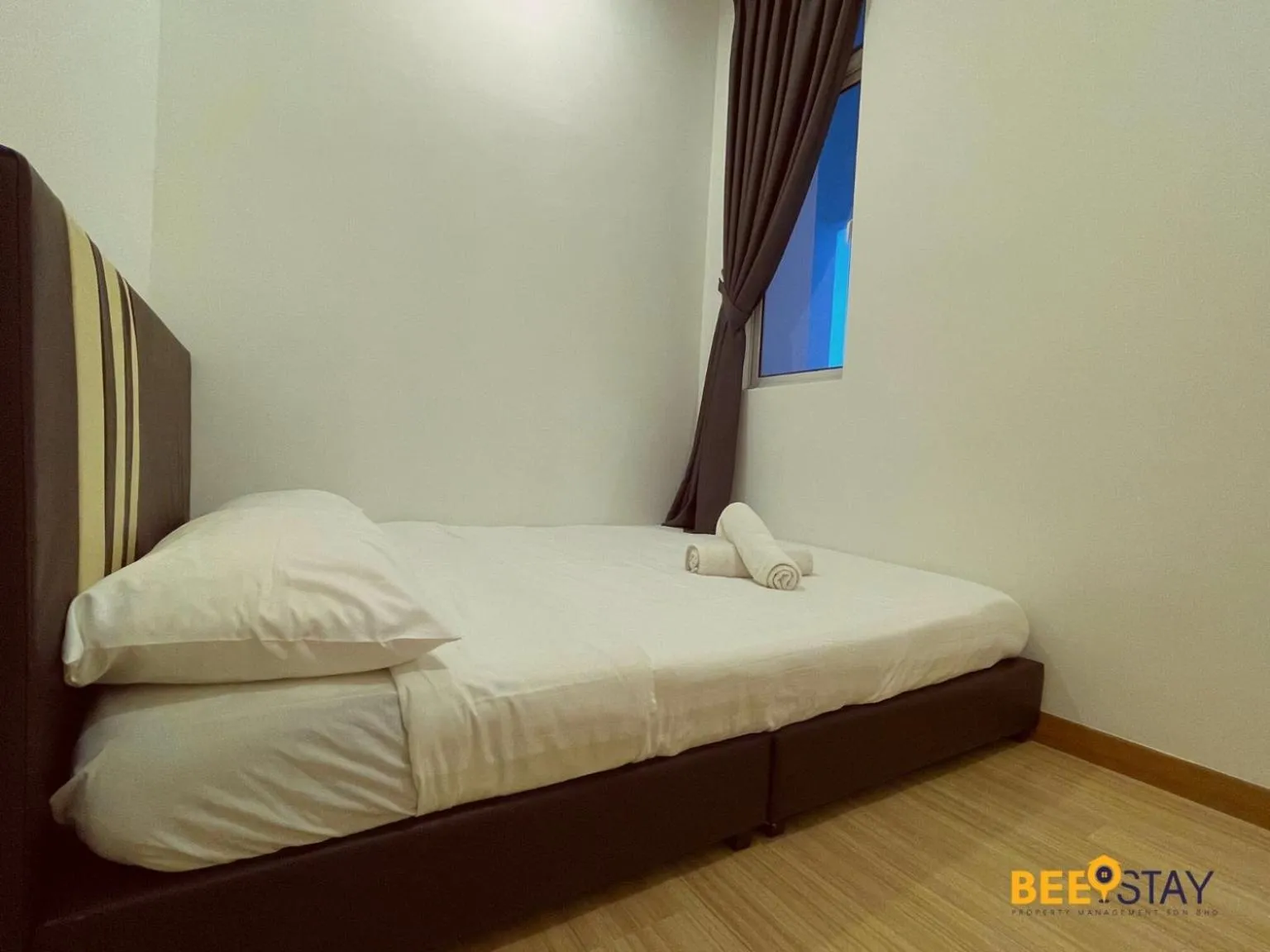 Bed in The Wave Suites Melaka